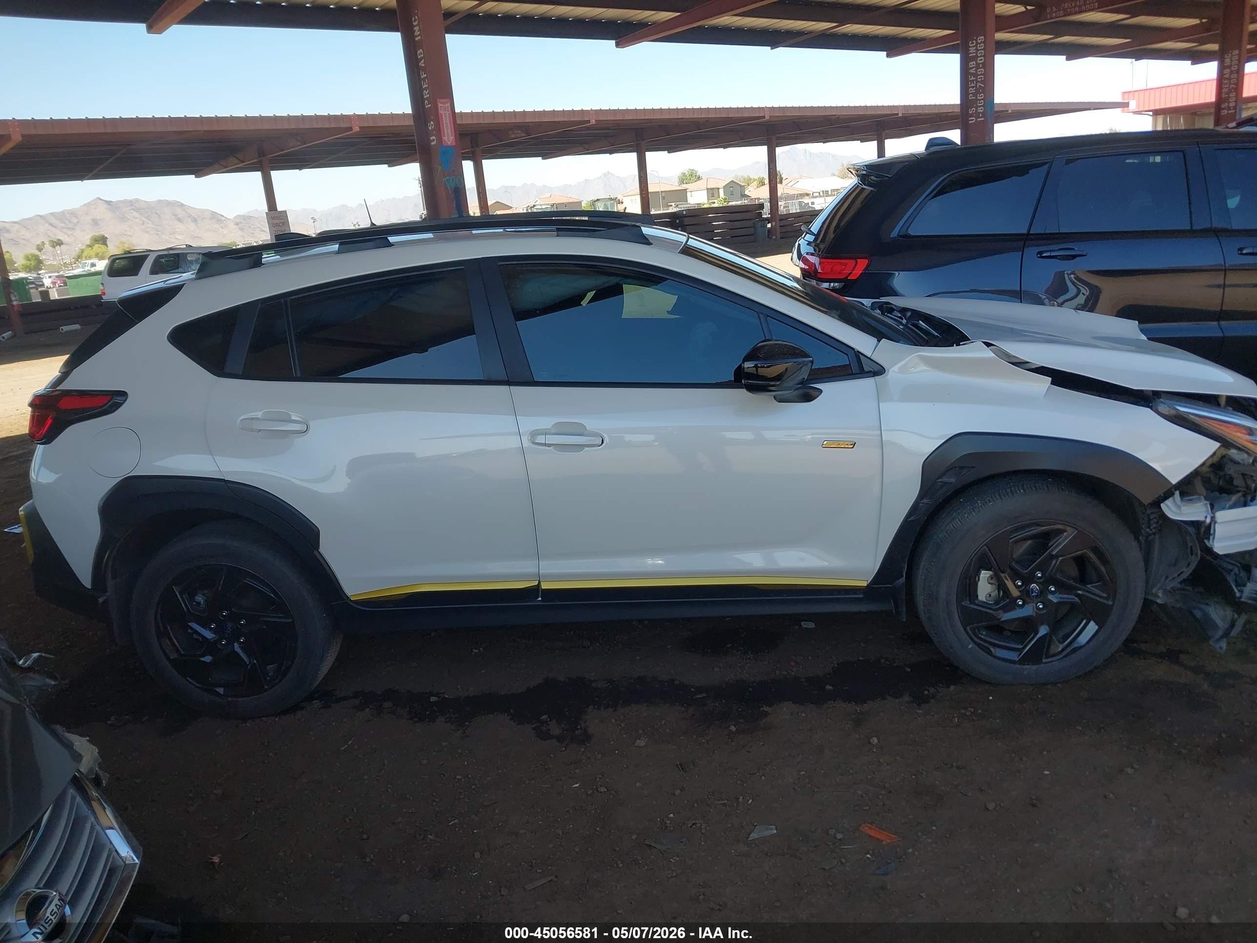 2025 Subaru Crosstrek Sport White vin: 4S4GUHF69S3735151