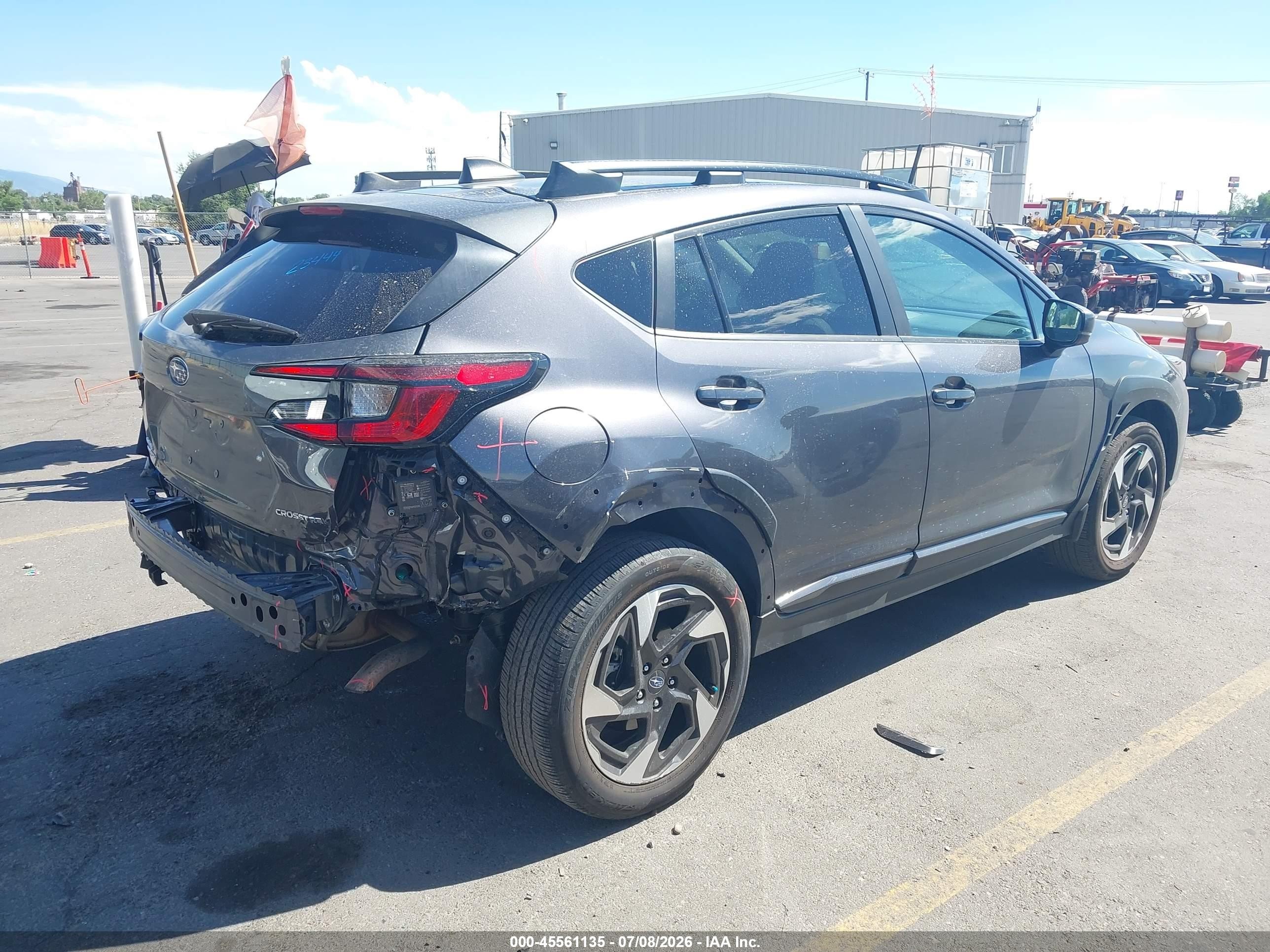 2025 Subaru Crosstrek Limited Gray vin: 4S4GUHL69S3759101