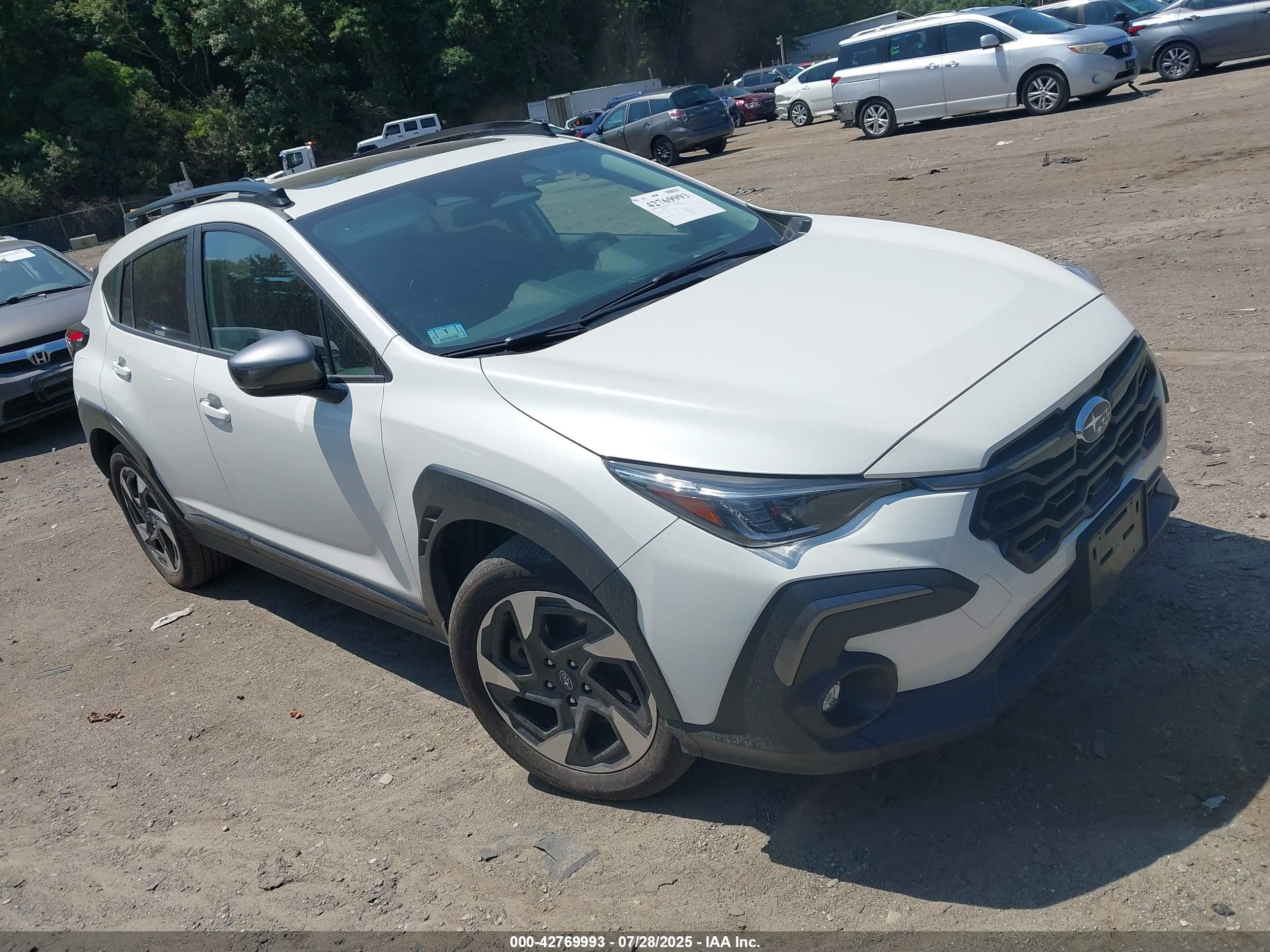 2025 Subaru Crosstrek Limited Белый vin: 4S4GUHM62S3715701