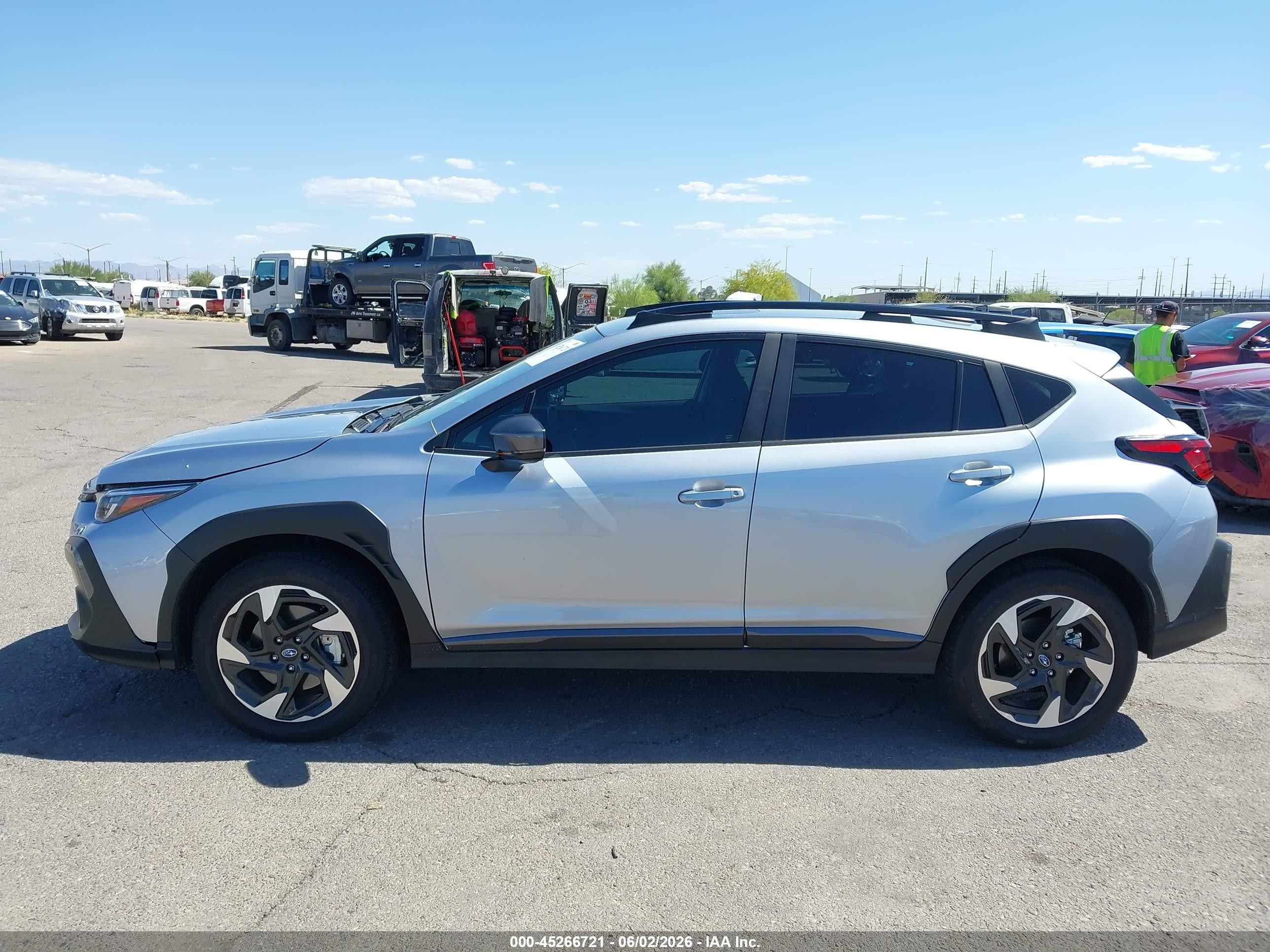 2025 Subaru Crosstrek Limited Gray vin: 4S4GUHM62S3724866