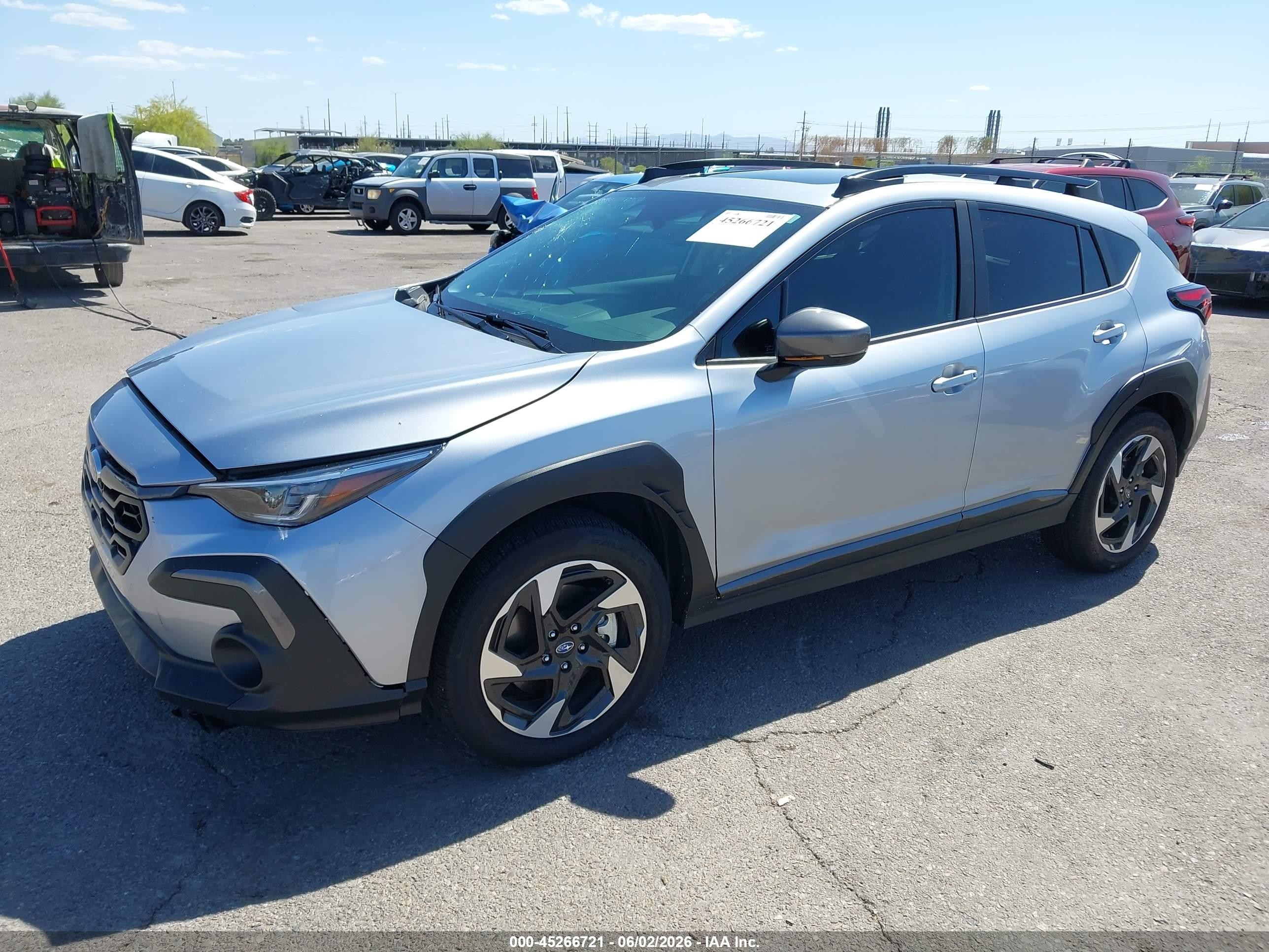 2025 Subaru Crosstrek Limited Gray vin: 4S4GUHM62S3724866