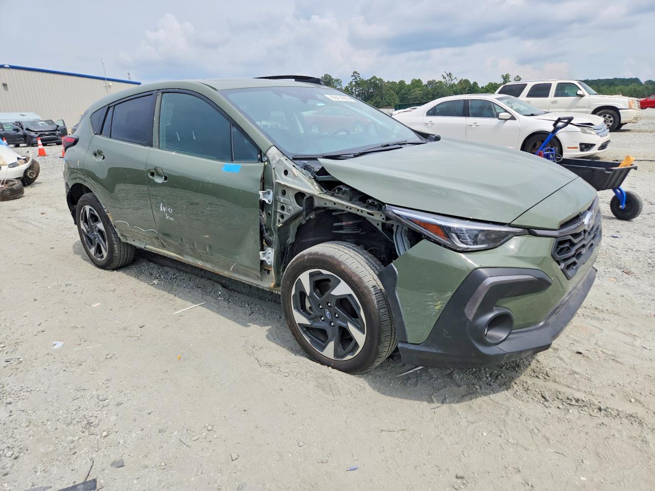2024 Subaru Crosstrek Limited Green vin: 4S4GUHM64R3825496