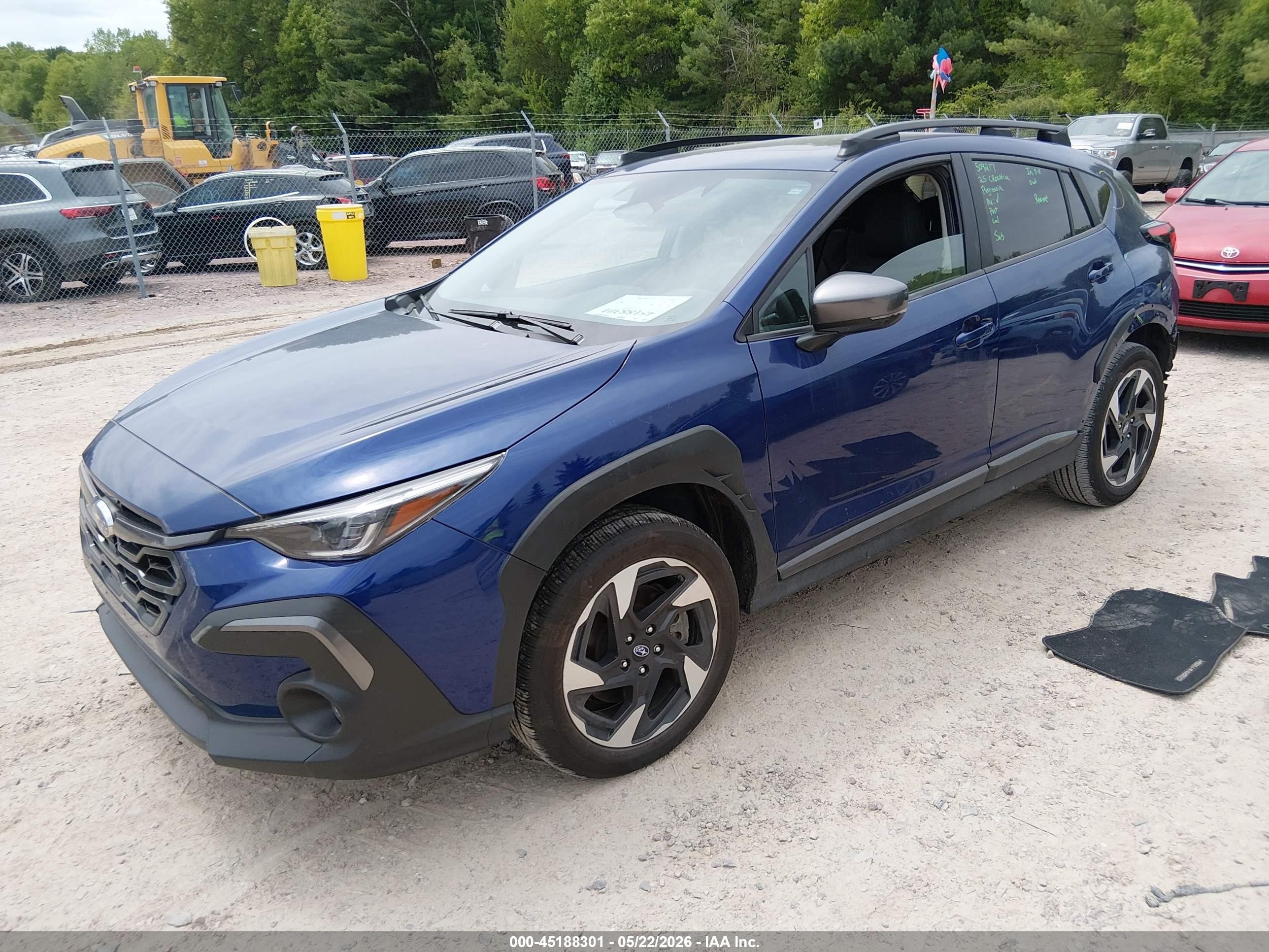 2025 Subaru Crosstrek Limited Blue vin: 4S4GUHM66S3784696