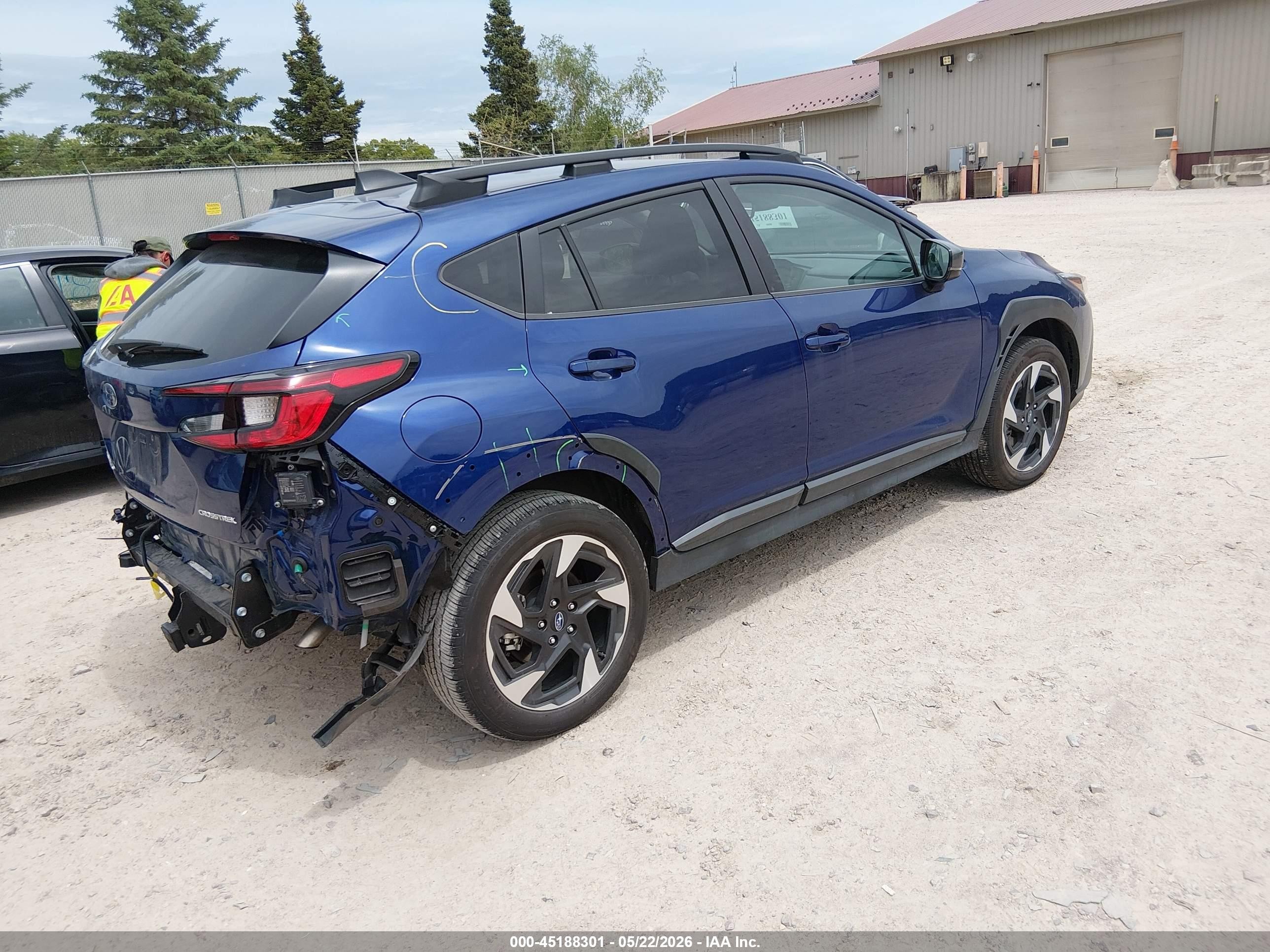 2025 Subaru Crosstrek Limited Blue vin: 4S4GUHM66S3784696