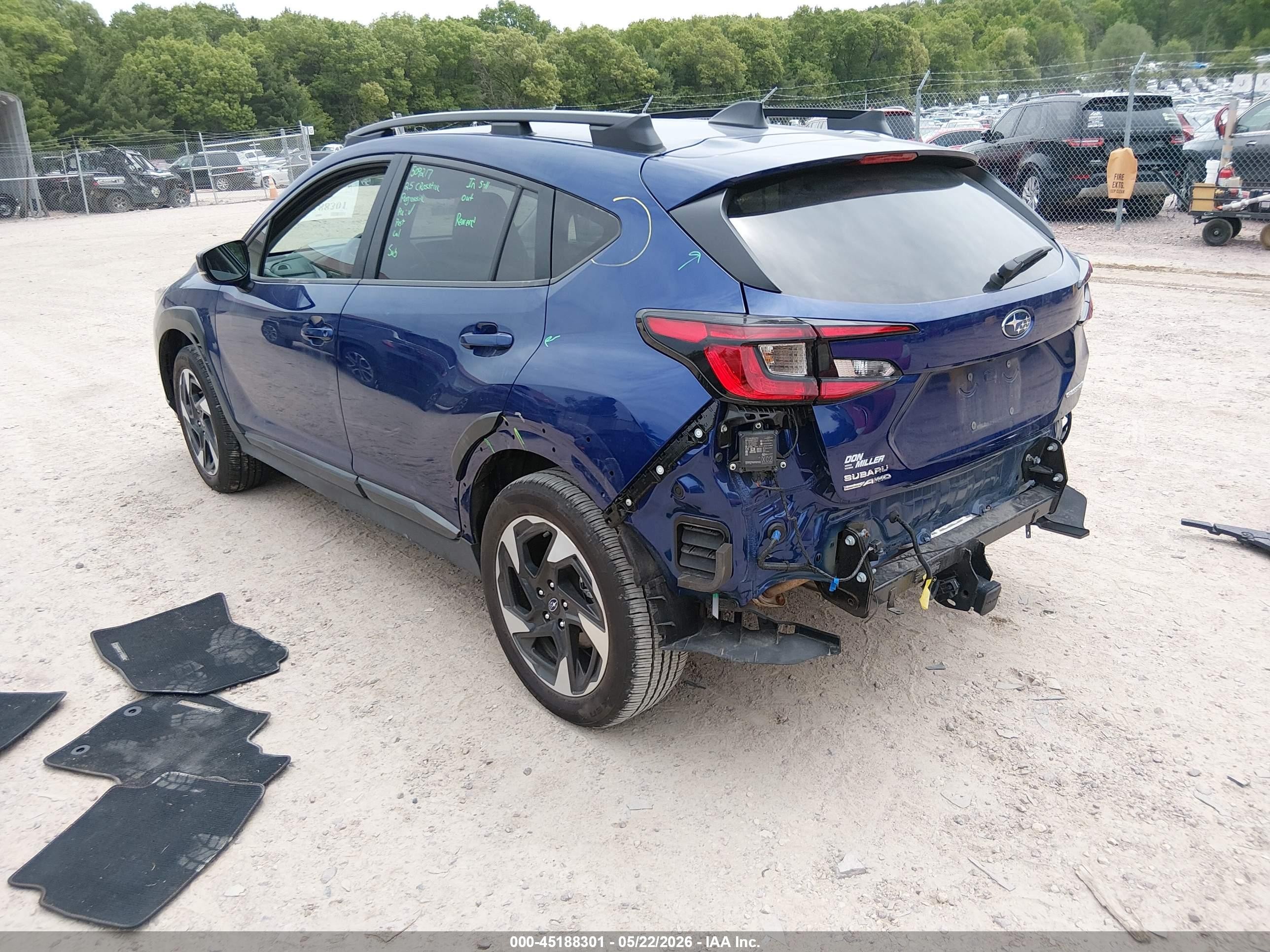 2025 Subaru Crosstrek Limited Blue vin: 4S4GUHM66S3784696
