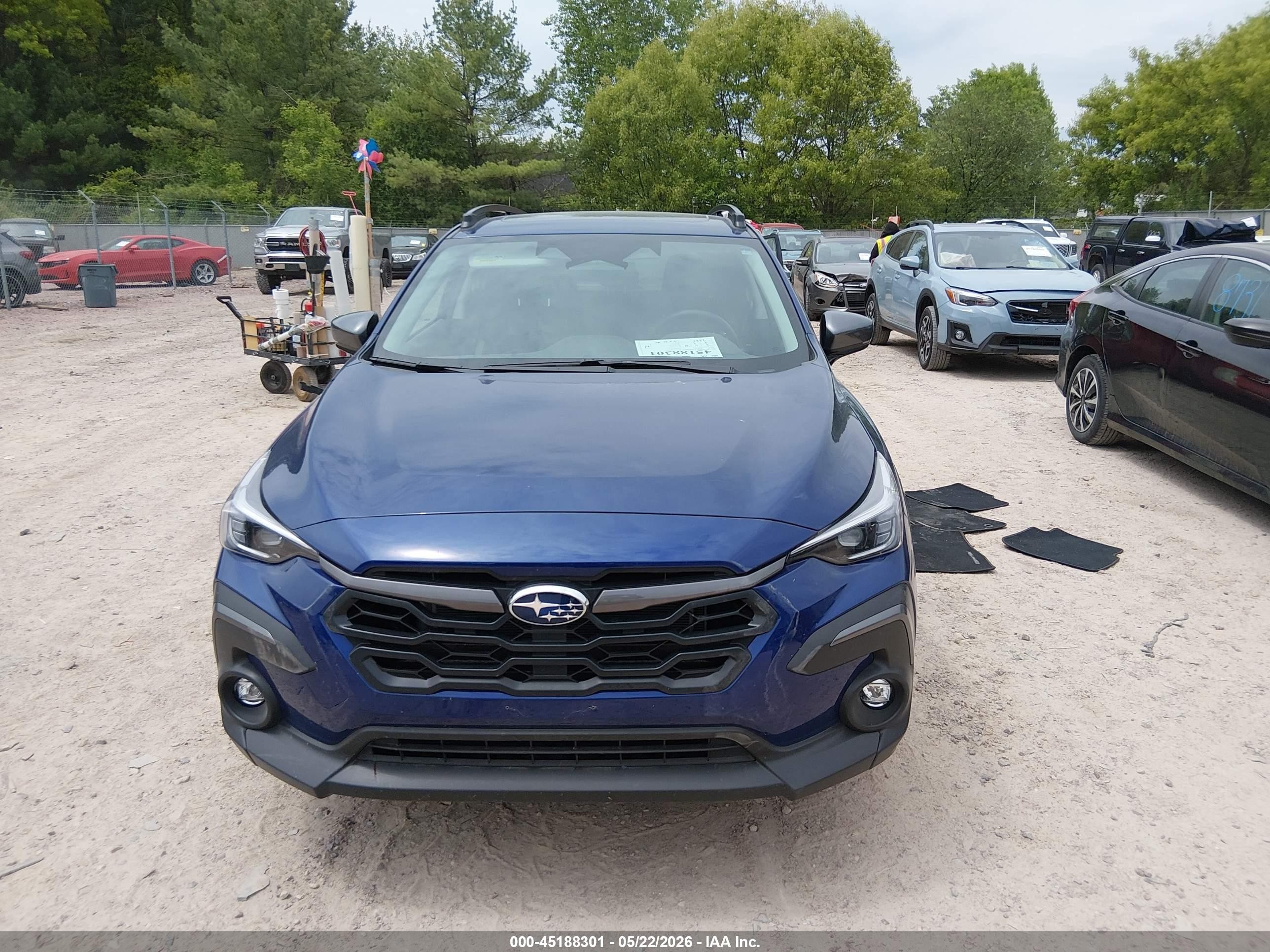 2025 Subaru Crosstrek Limited Blue vin: 4S4GUHM66S3784696