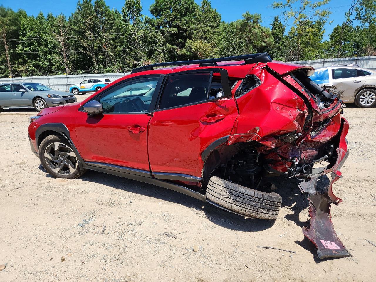 2024 Subaru Crosstrek Limited Red vin: 4S4GUHN64R3707124