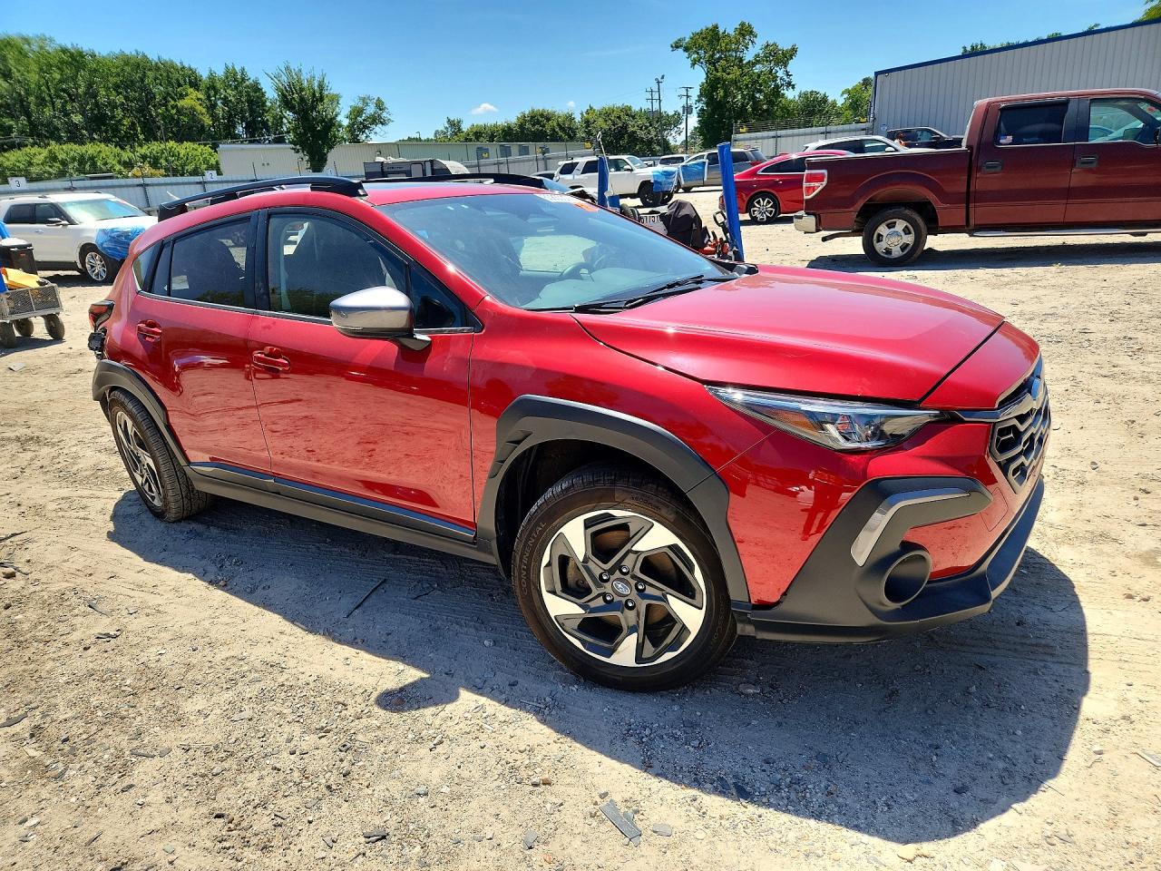 2024 Subaru Crosstrek Limited Red vin: 4S4GUHN64R3707124