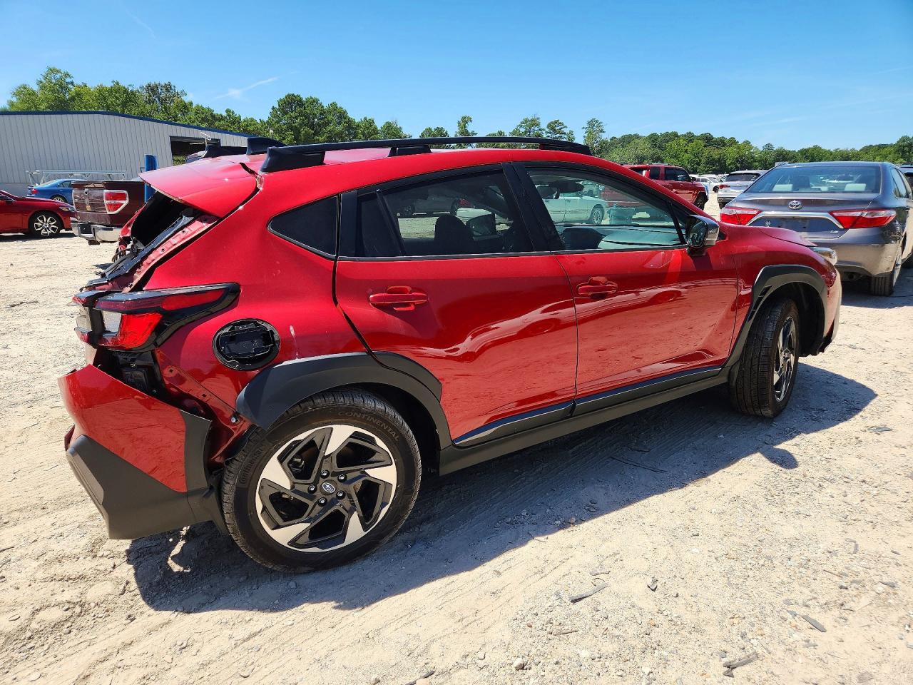 2024 Subaru Crosstrek Limited Red vin: 4S4GUHN64R3707124
