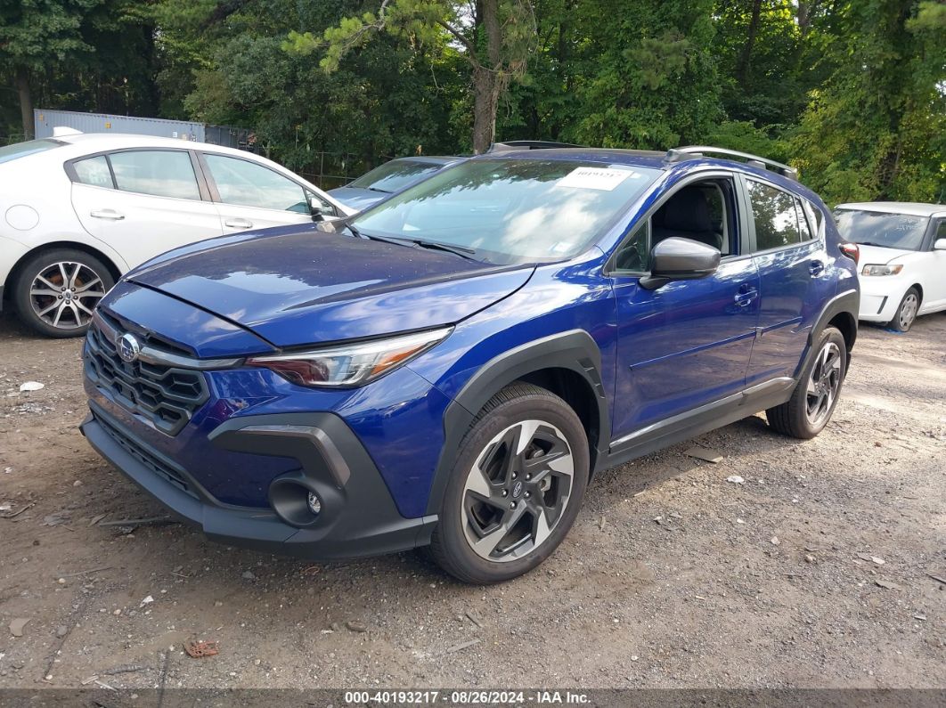 2024 Subaru Crosstrek Limited Blue vin: 4S4GUHN6XR3701148