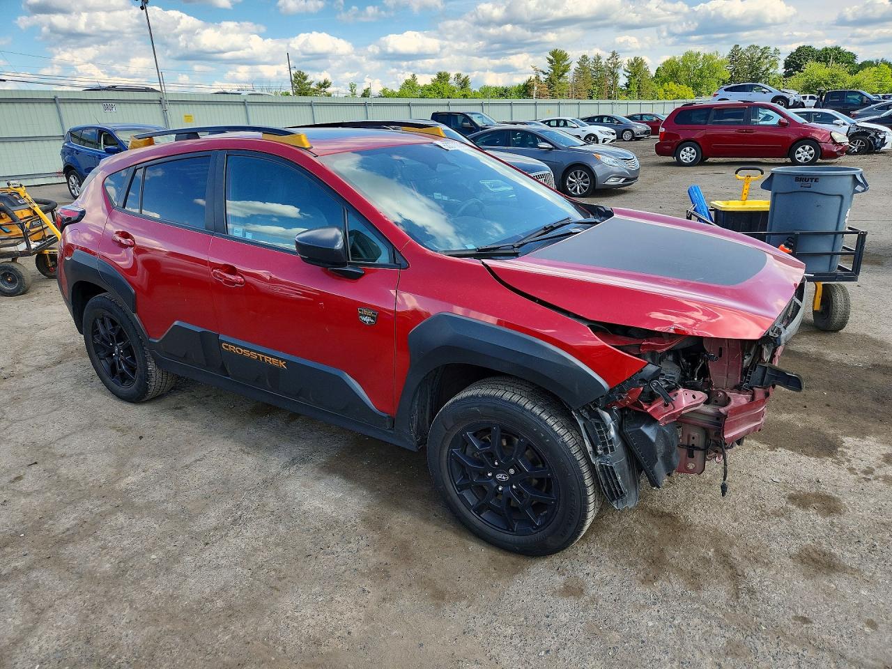 2024 Subaru Crosstrek Wilderness Red vin: 4S4GUHU60R3723905