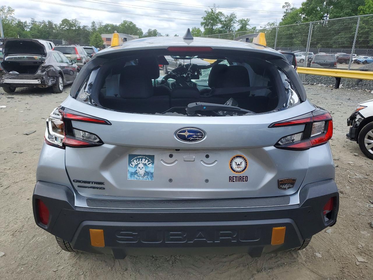 2025 Subaru Crosstrek Wilderness Серебряный vin: 4S4GUHU60S3760233