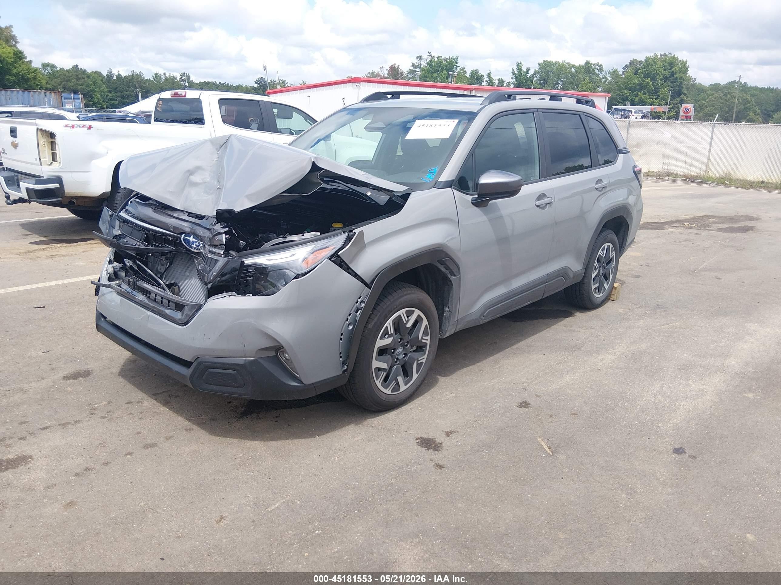 2026 Subaru Forester Premium Серый vin: 4S4SLDD62T3089686