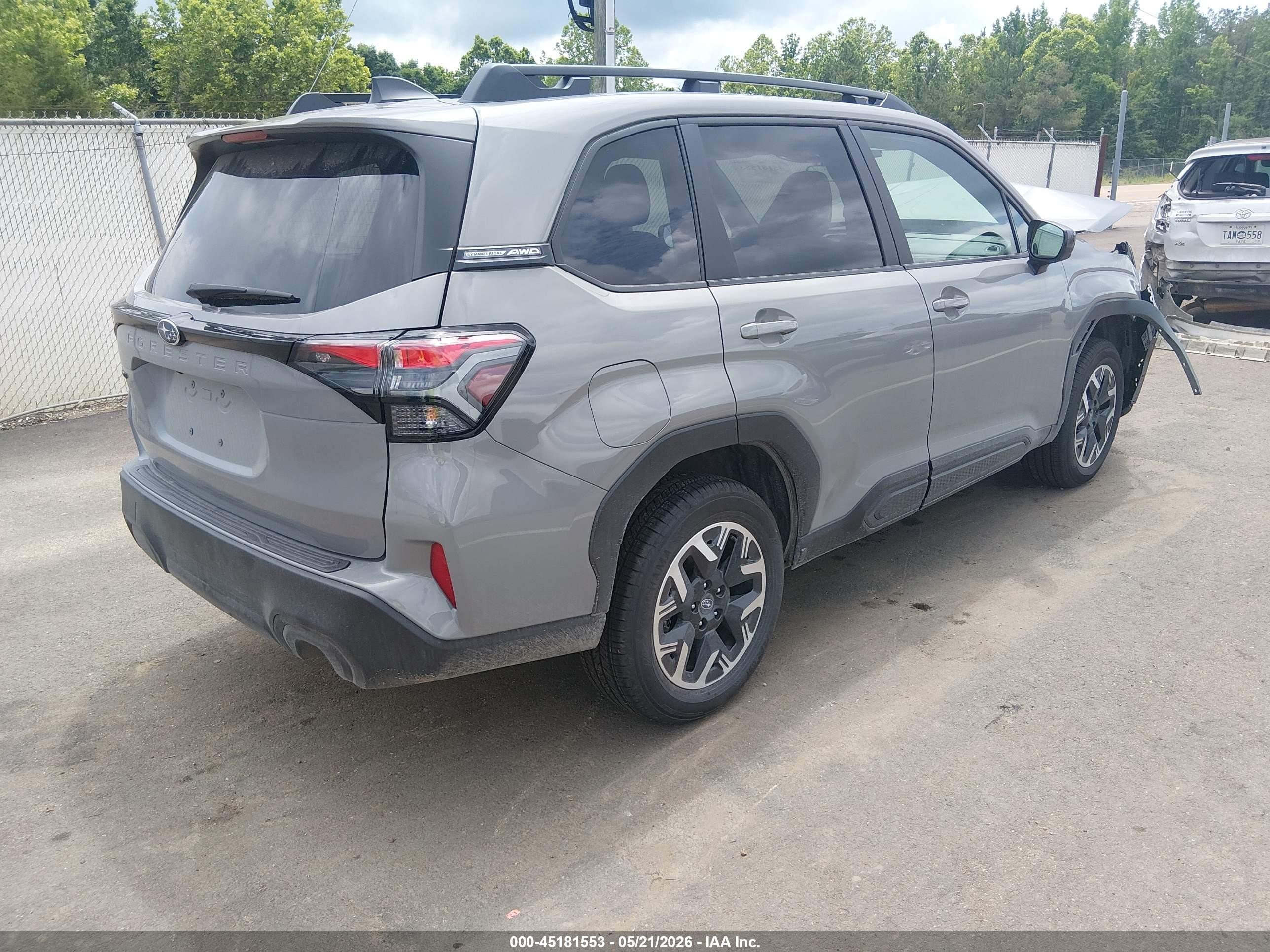 2026 Subaru Forester Premium Серый vin: 4S4SLDD62T3089686