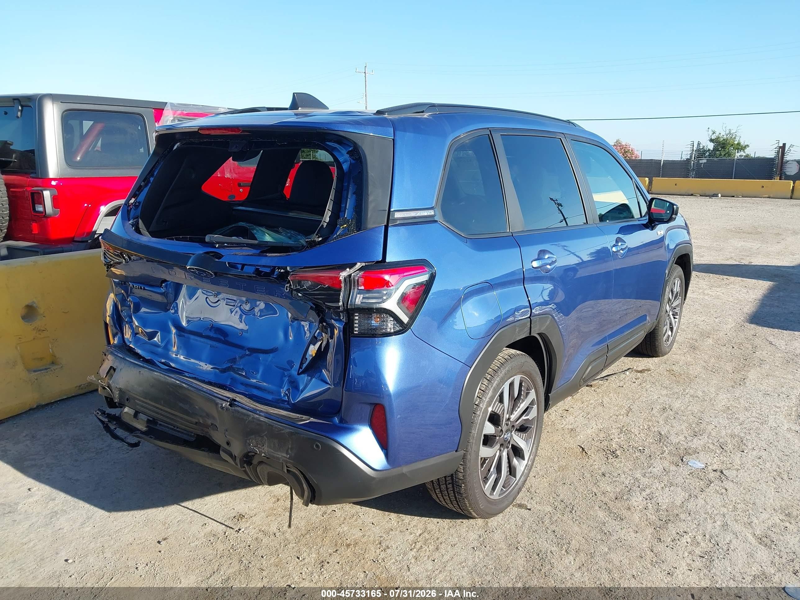2026 Subaru Forester Touring Blue vin: 4S4SLST73T3059191