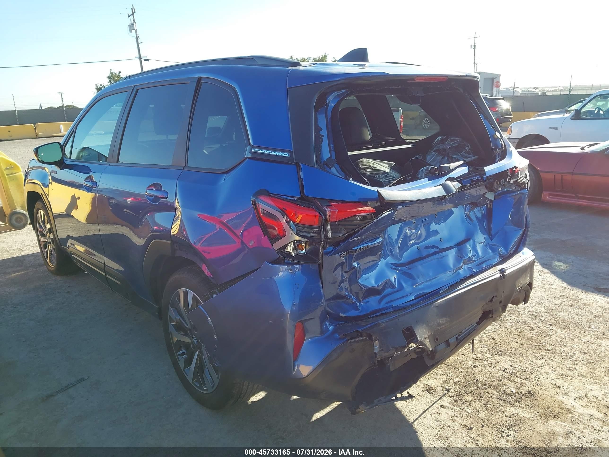 2026 Subaru Forester Touring Blue vin: 4S4SLST73T3059191