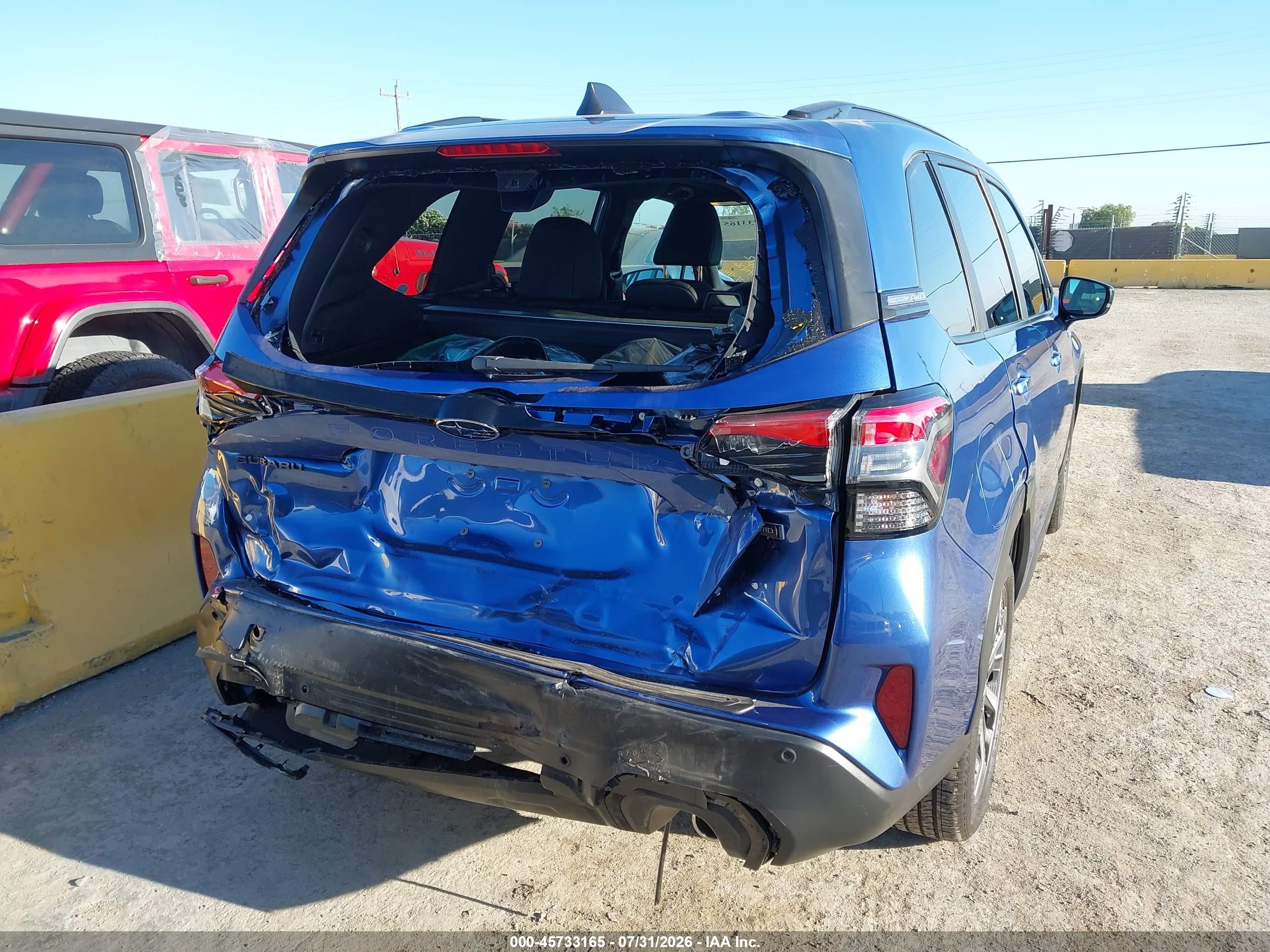 2026 Subaru Forester Touring Blue vin: 4S4SLST73T3059191