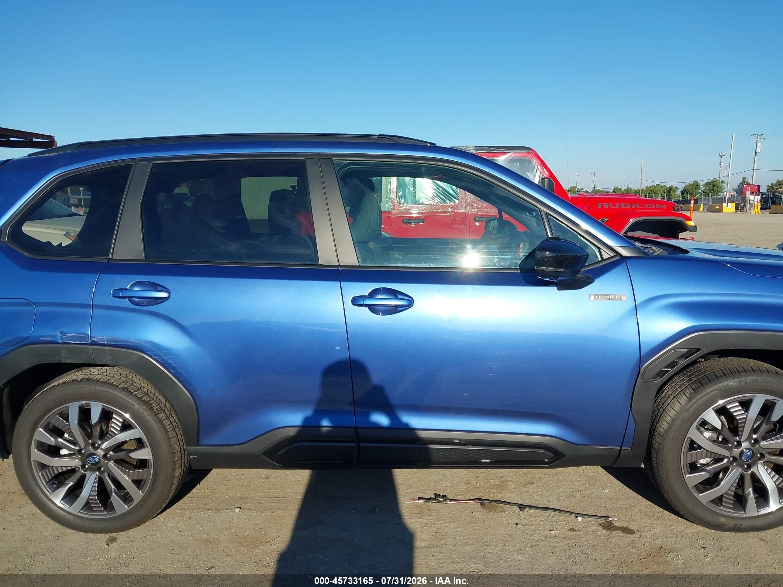 2026 Subaru Forester Touring Blue vin: 4S4SLST73T3059191