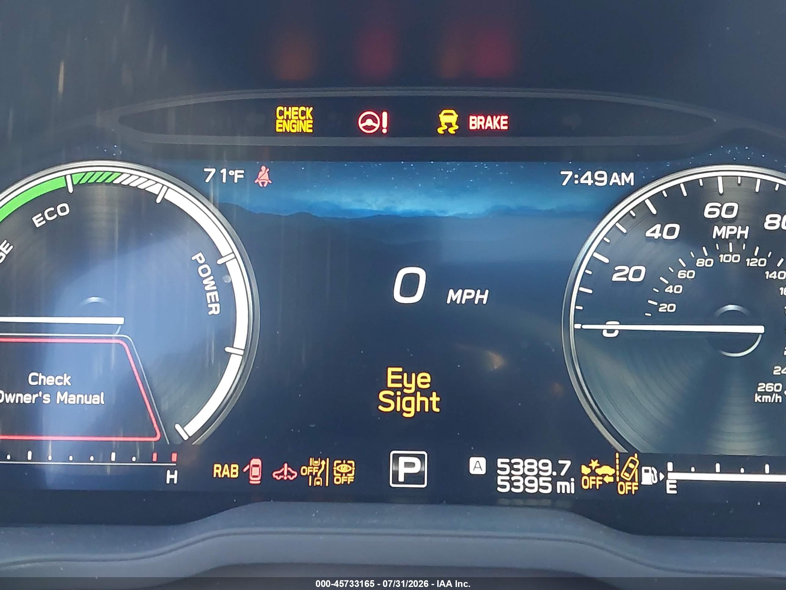 2026 Subaru Forester Touring Blue vin: 4S4SLST73T3059191