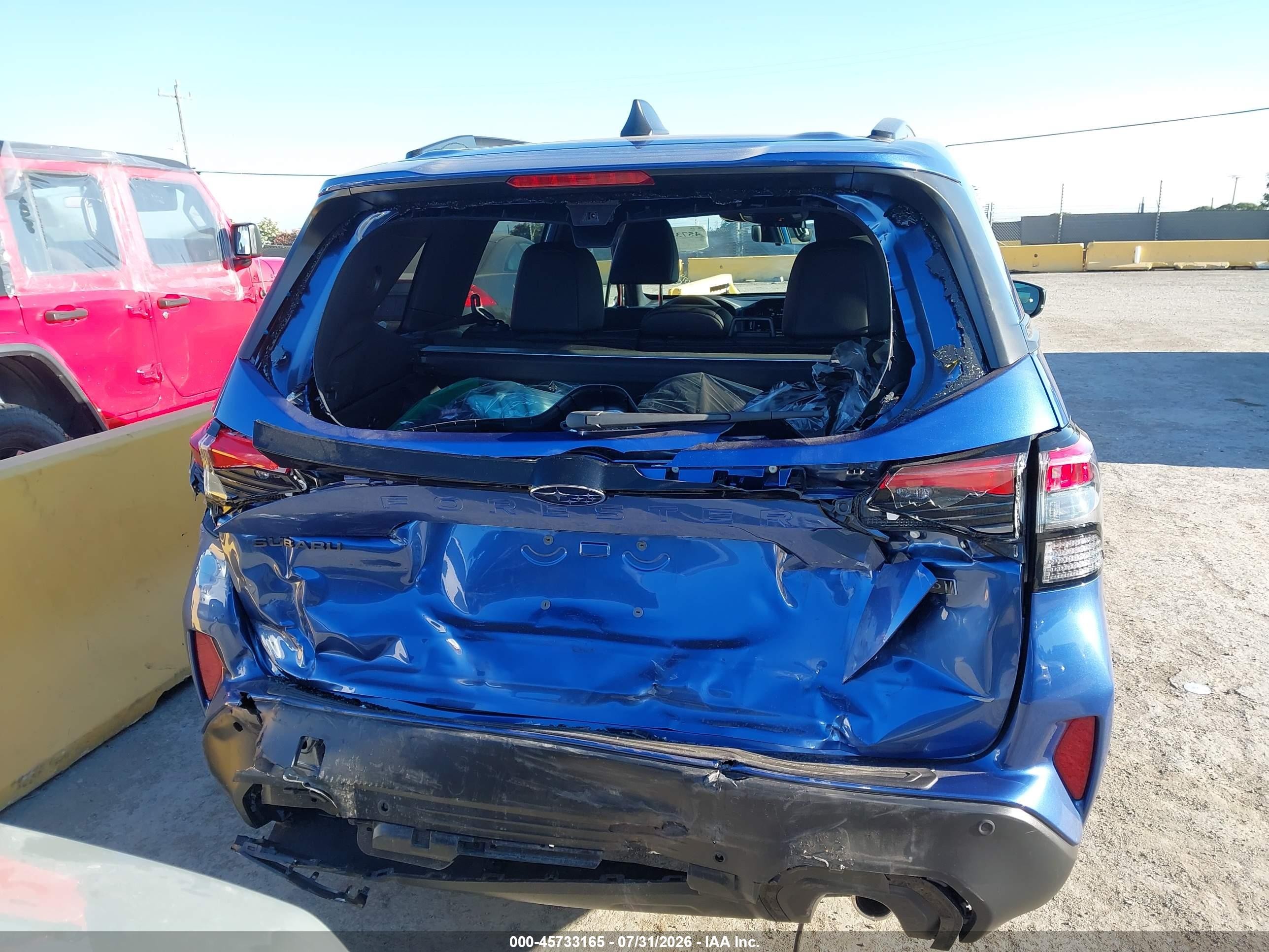2026 Subaru Forester Touring Blue vin: 4S4SLST73T3059191