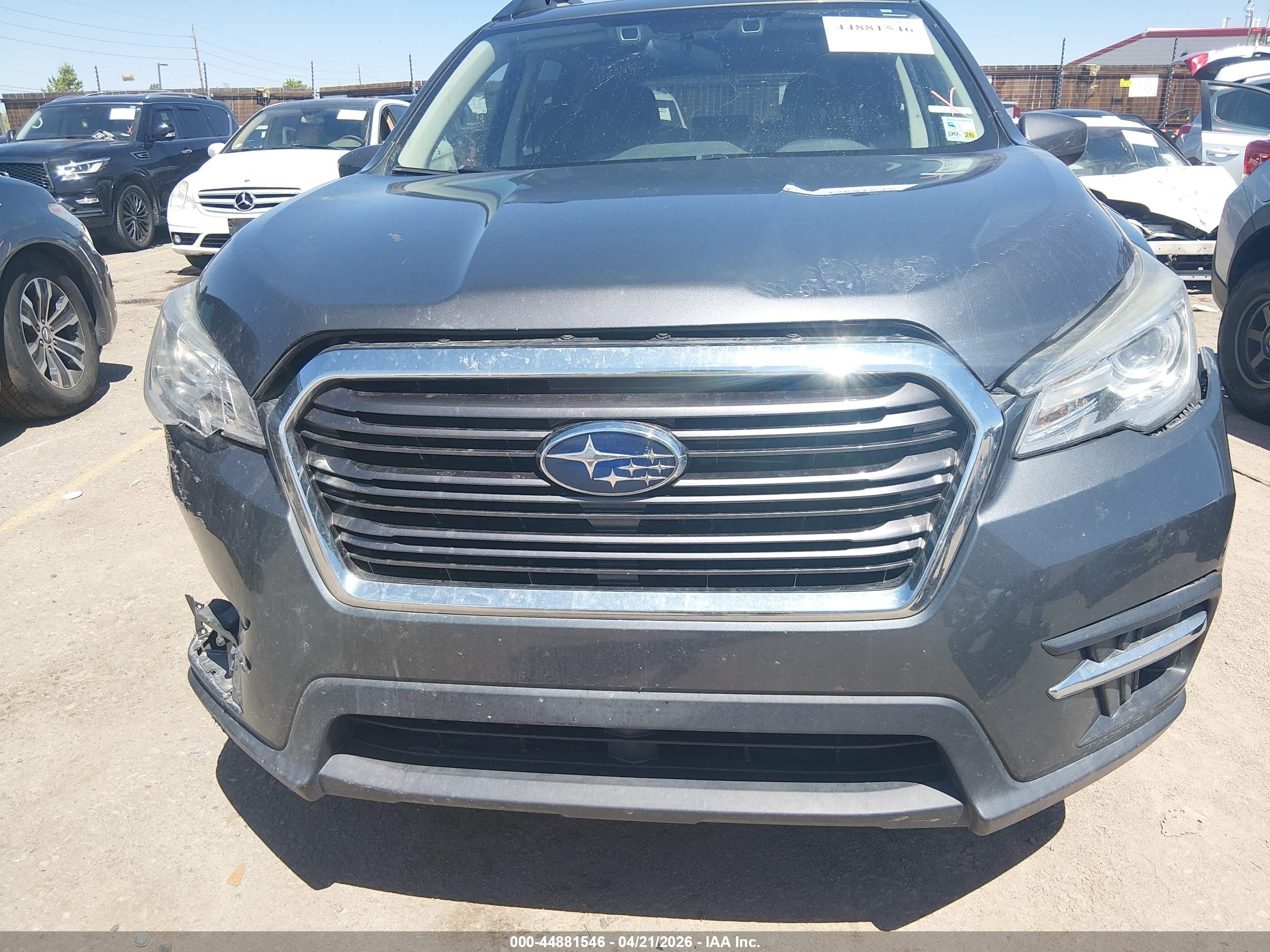 2021 Subaru Ascent Premium Gray vin: 4S4WMABD2M3442671