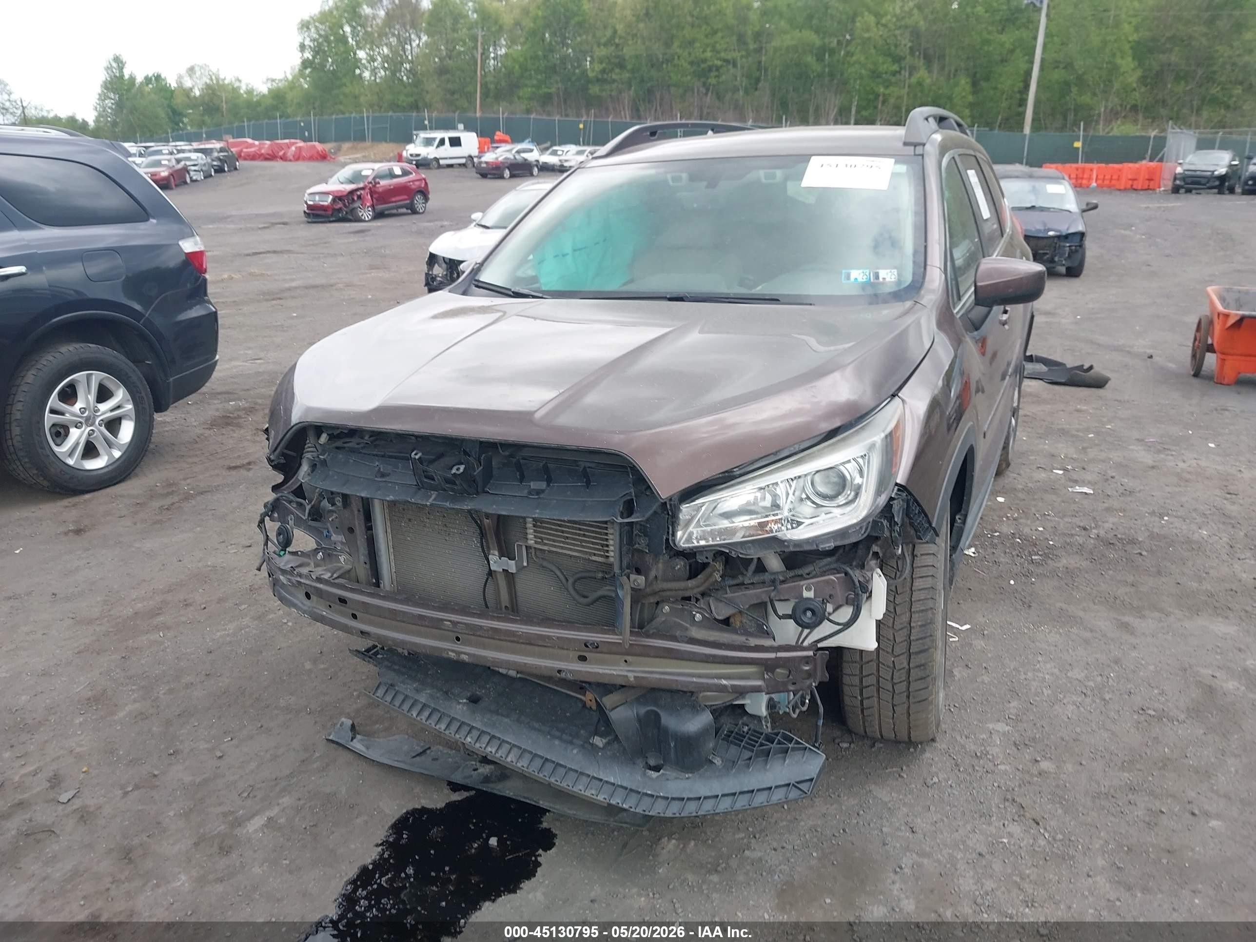 2020 Subaru Ascent Premium Brown vin: 4S4WMACD7L3454697
