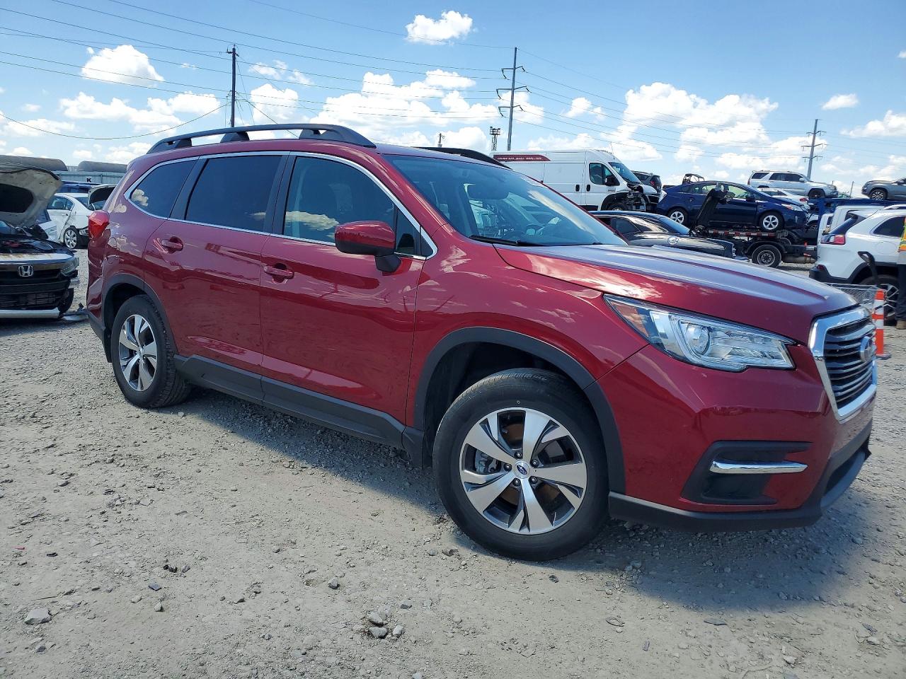 2021 Subaru Ascent Premium Maroon vin: 4S4WMACD7M3433091