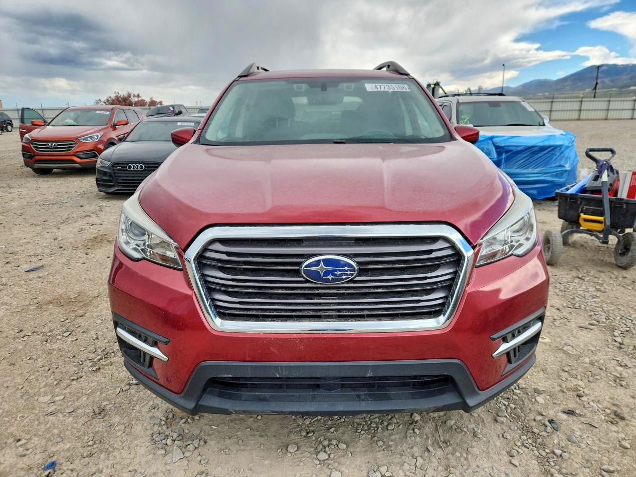 2019 Subaru Ascent Premium Red vin: 4S4WMACDXK3405119