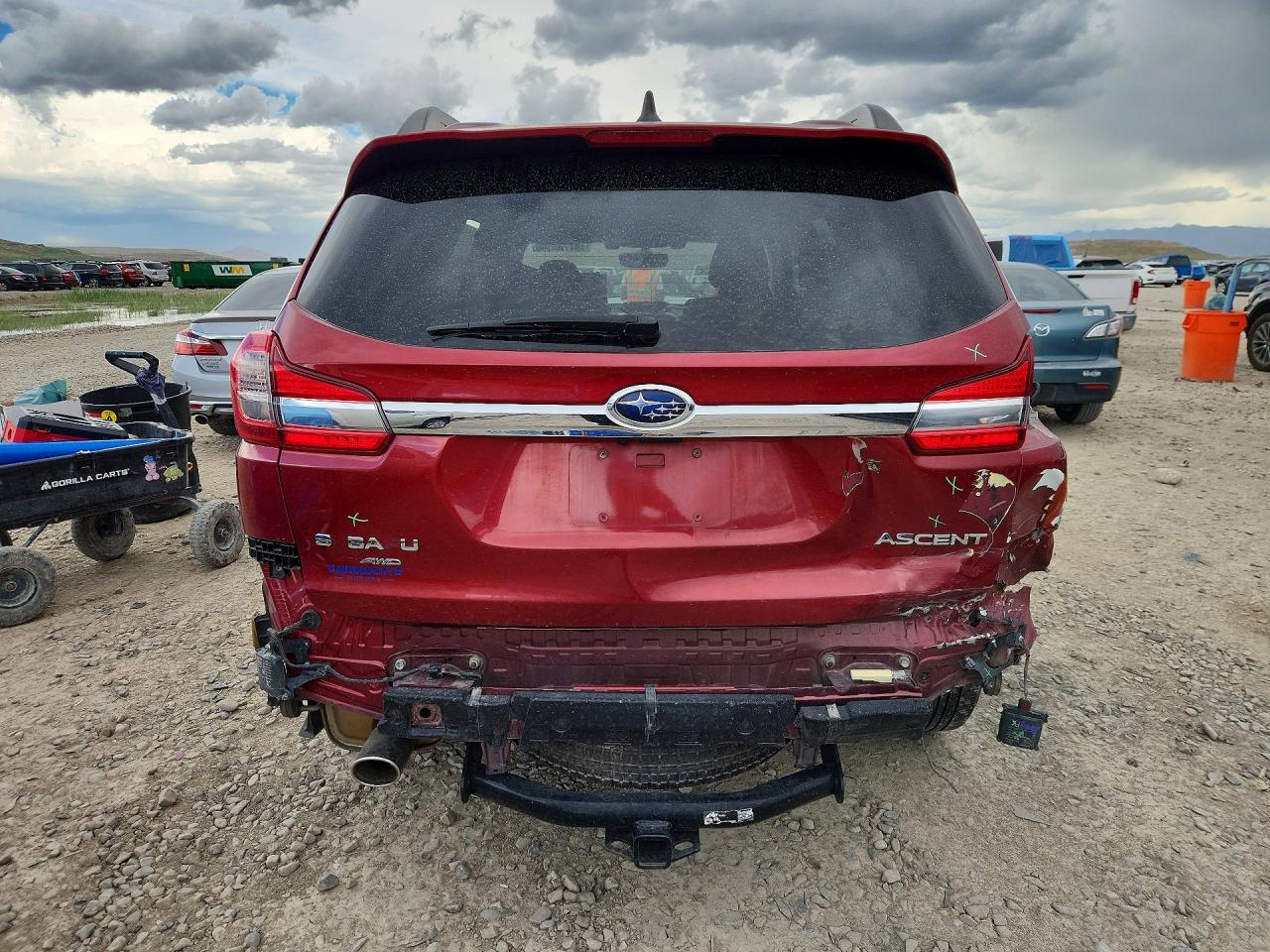2019 Subaru Ascent Premium Red vin: 4S4WMACDXK3405119