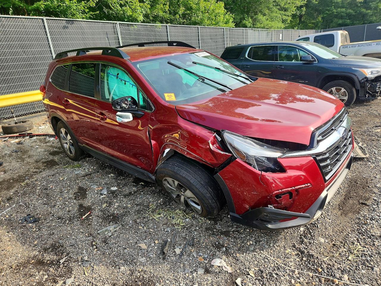 2024 Subaru Ascent Premium Red vin: 4S4WMAEDXR3416404