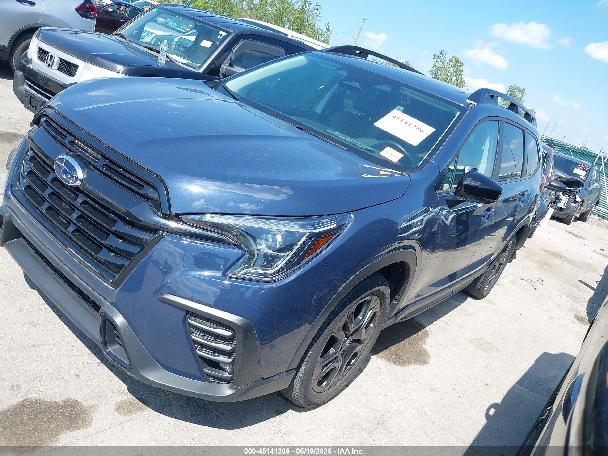 2025 Subaru Ascent Onyx Edition 7-passenger Синий vin: 4S4WMAFD1S3412097