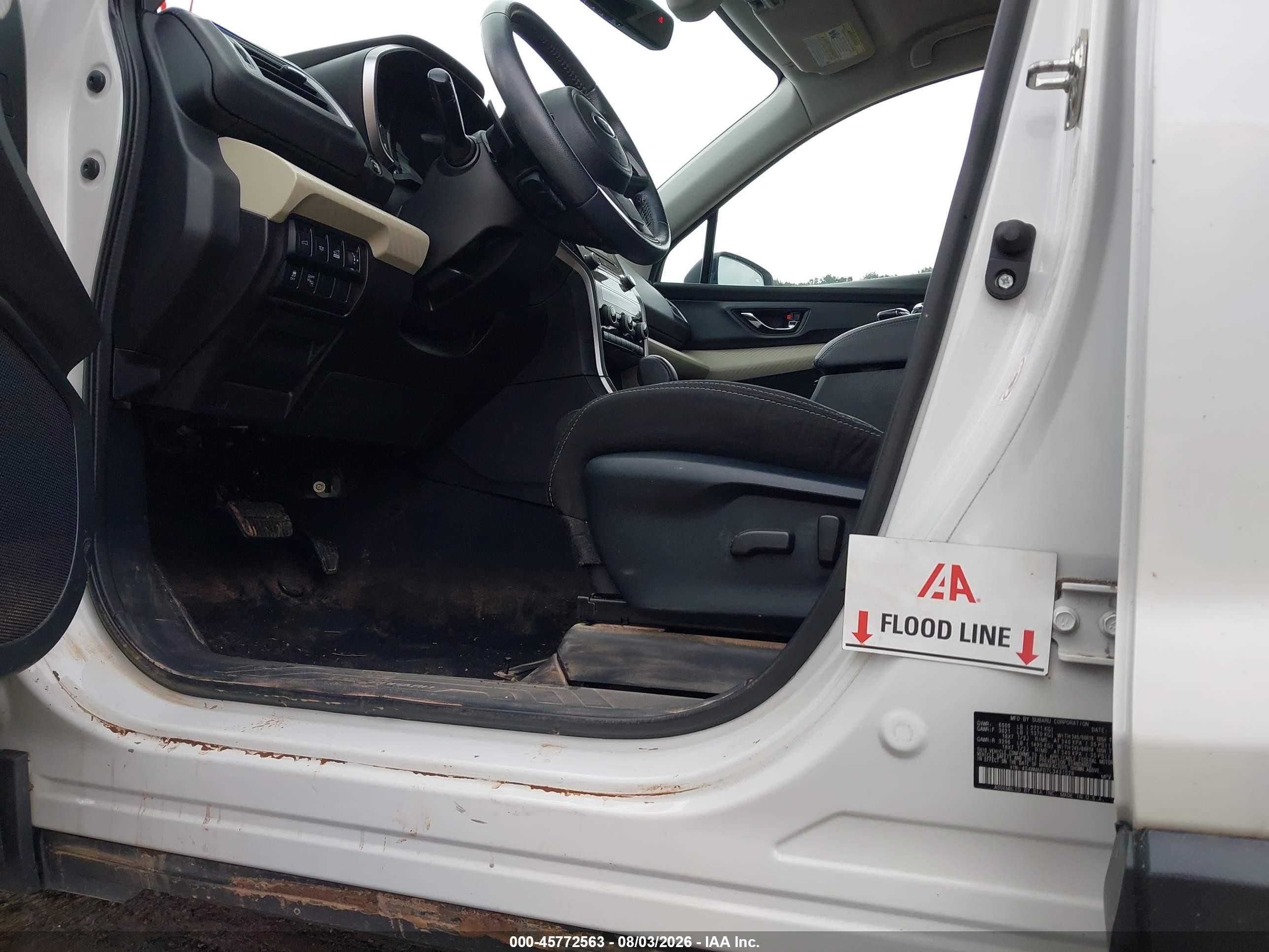 2020 Subaru Ascent Premium White vin: 4S4WMAFD7L3431528