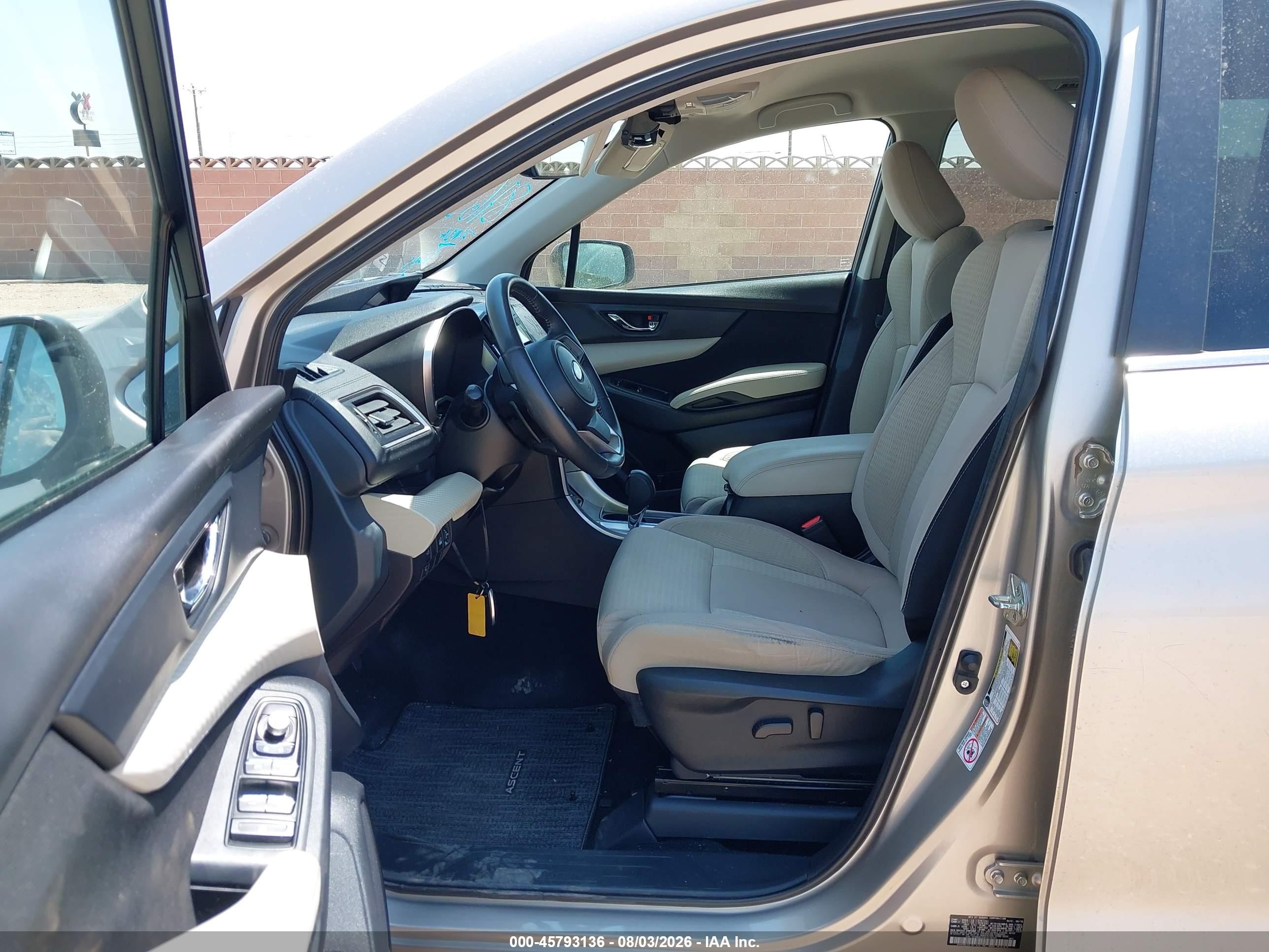 2019 Subaru Ascent Premium Серебряный vin: 4S4WMAFD9K3418763