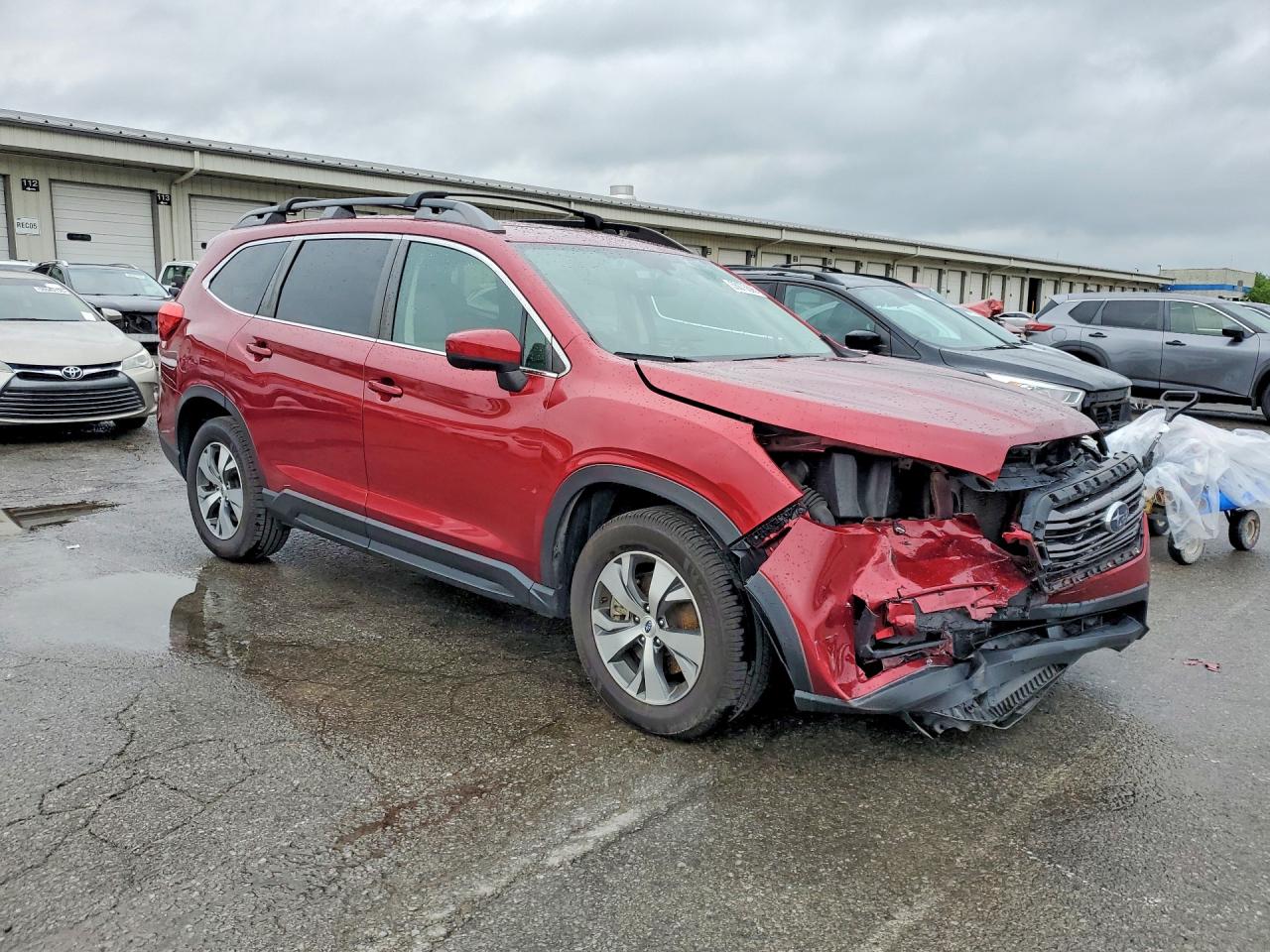 2019 Subaru Ascent Premium Red vin: 4S4WMAFD9K3486660