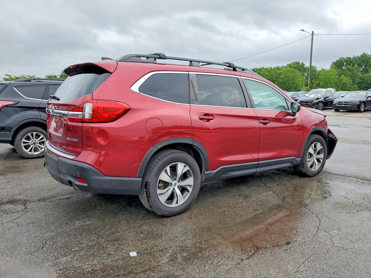 2019 Subaru Ascent Premium Red vin: 4S4WMAFD9K3486660