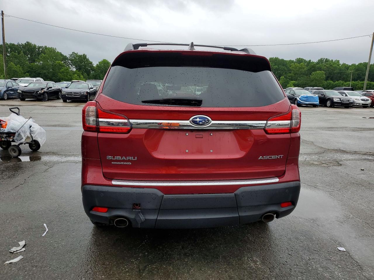2019 Subaru Ascent Premium Red vin: 4S4WMAFD9K3486660