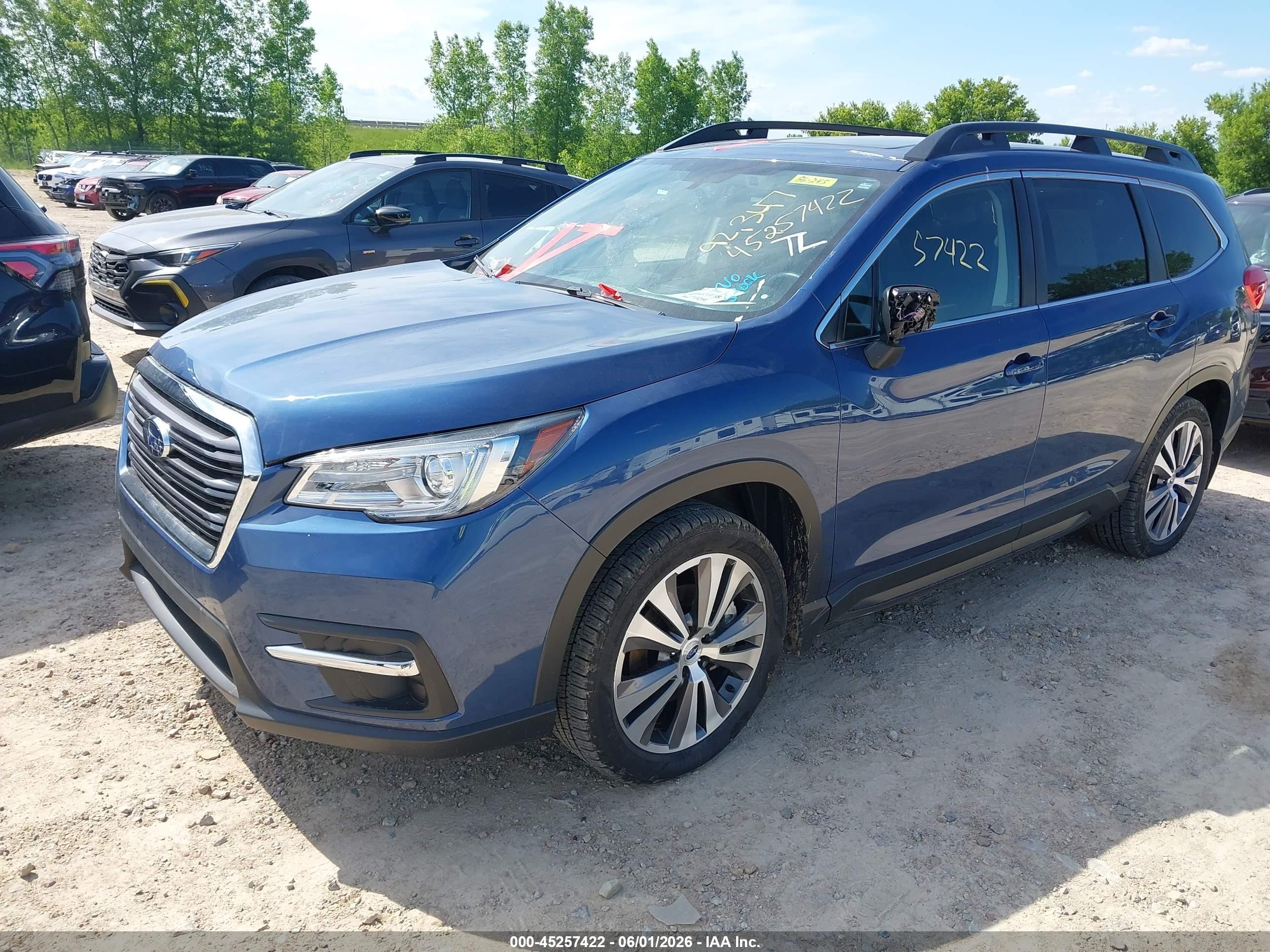 2021 Subaru Ascent Premium Blue vin: 4S4WMAHD1M3452745