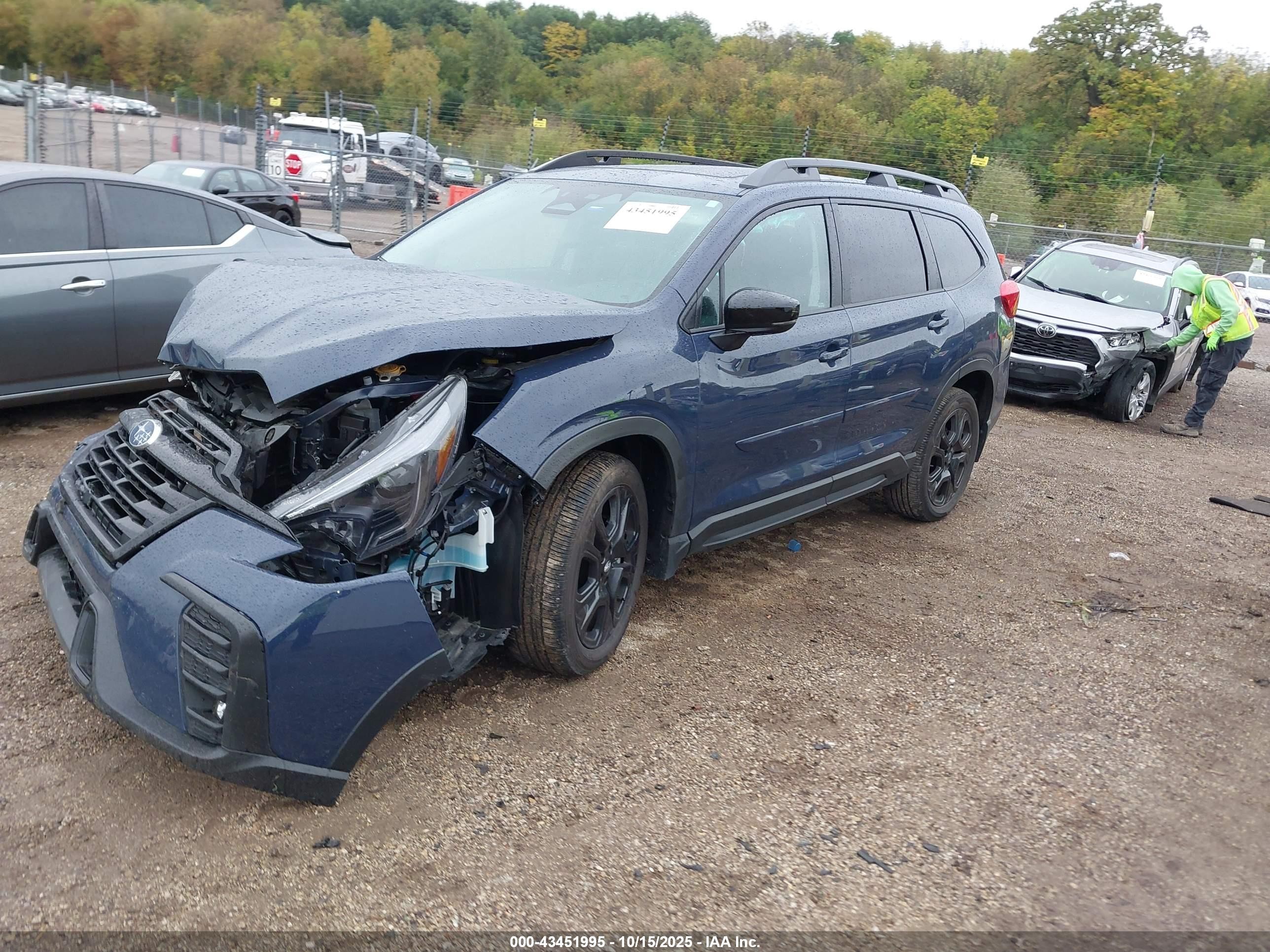2024 Subaru Ascent Onyx Edition 7-passenger Синий vin: 4S4WMAHD8R3462745