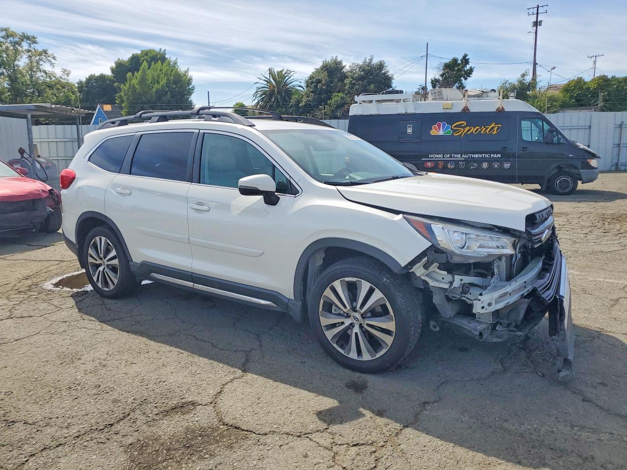 2020 Subaru Ascent Limited White vin: 4S4WMAJD2L3415311