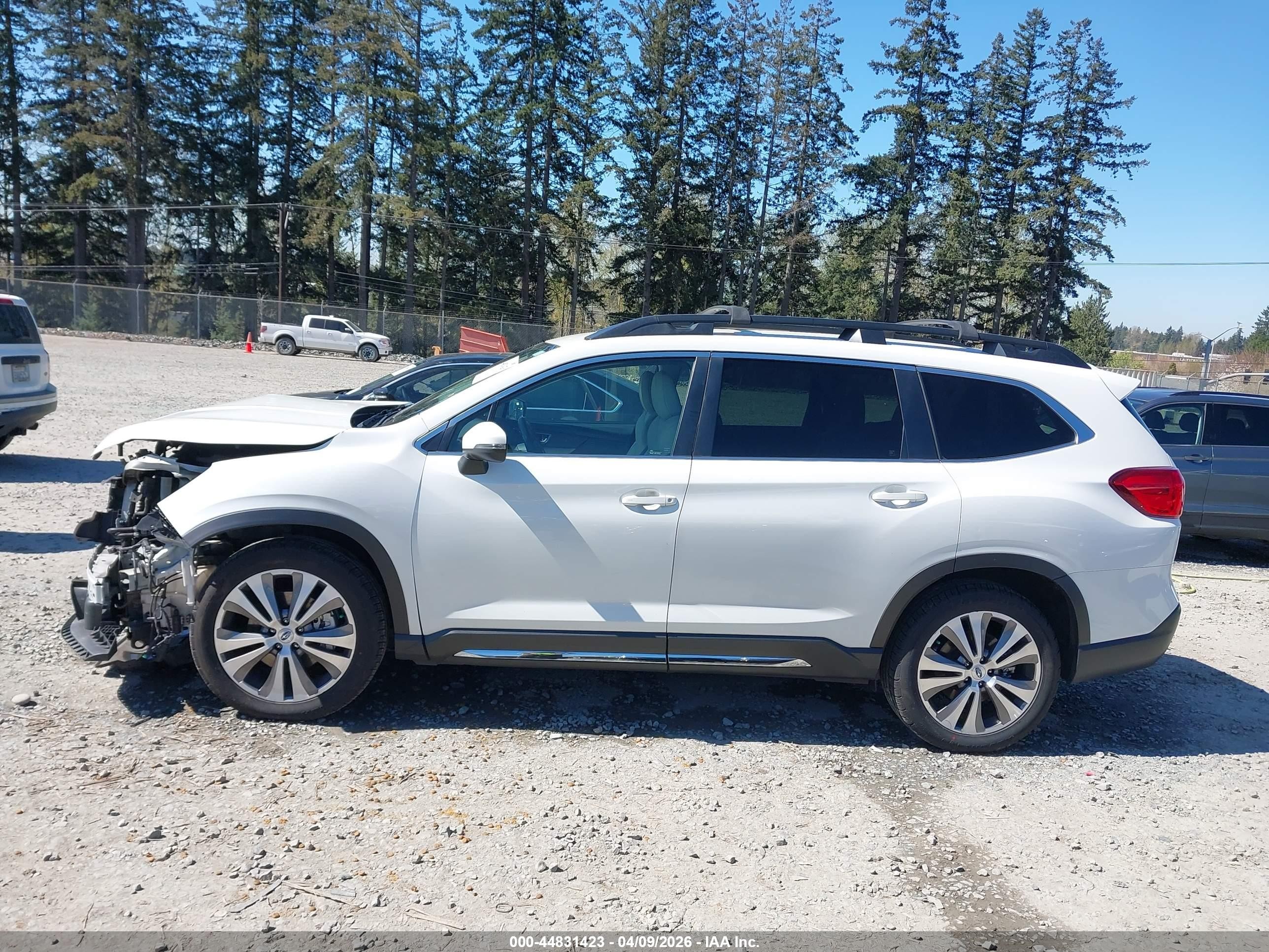 2019 Subaru Ascent Limited White vin: 4S4WMAJD3K3450843