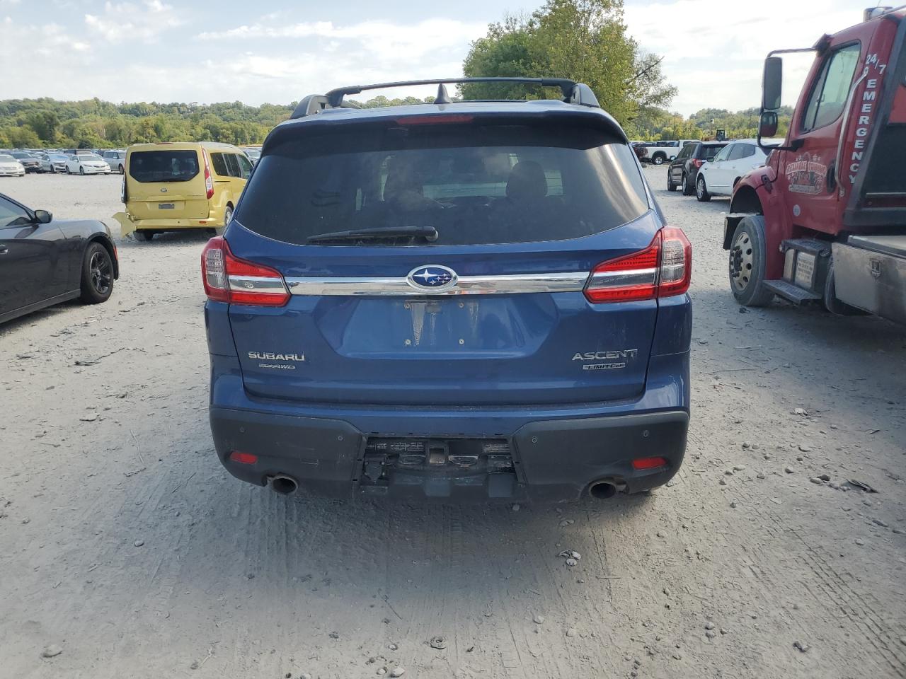 2021 Subaru Ascent Limited Blue vin: 4S4WMAJD3M3450098