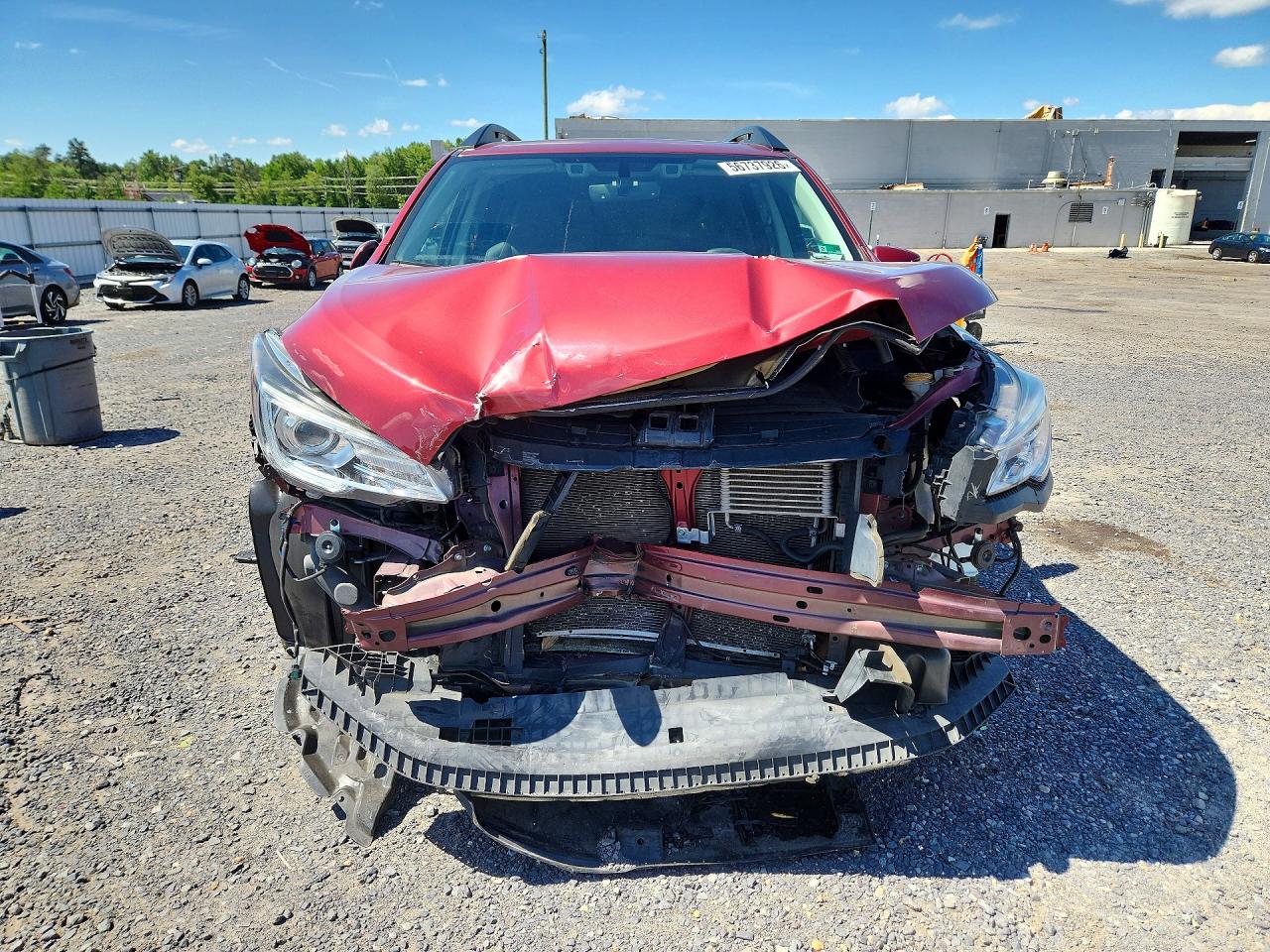 2020 Subaru Ascent Limited Red vin: 4S4WMALD0L3414414