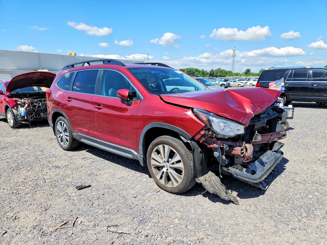 2020 Subaru Ascent Limited Red vin: 4S4WMALD0L3414414