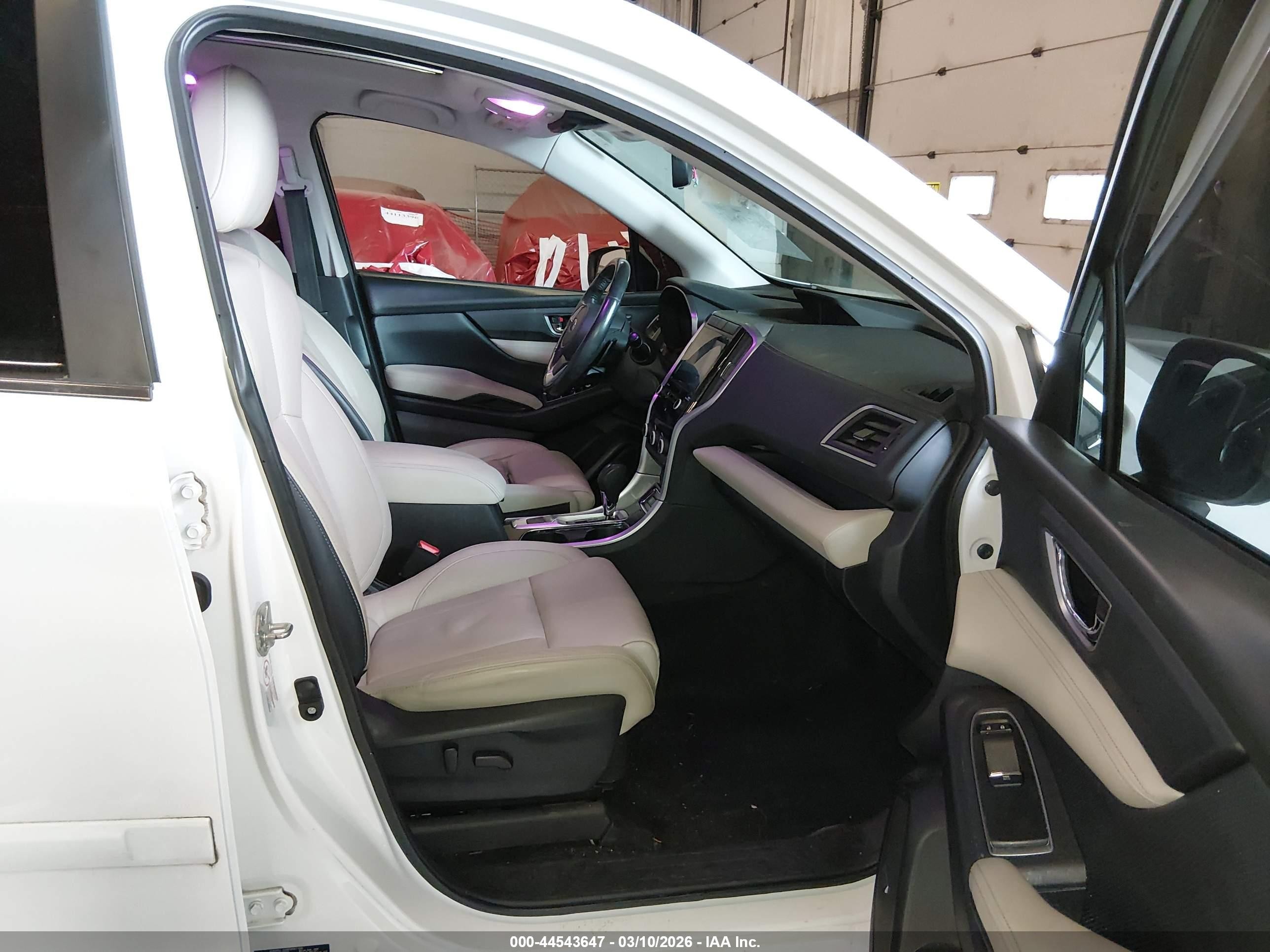 2019 Subaru Ascent Limited White vin: 4S4WMALD9K3405547