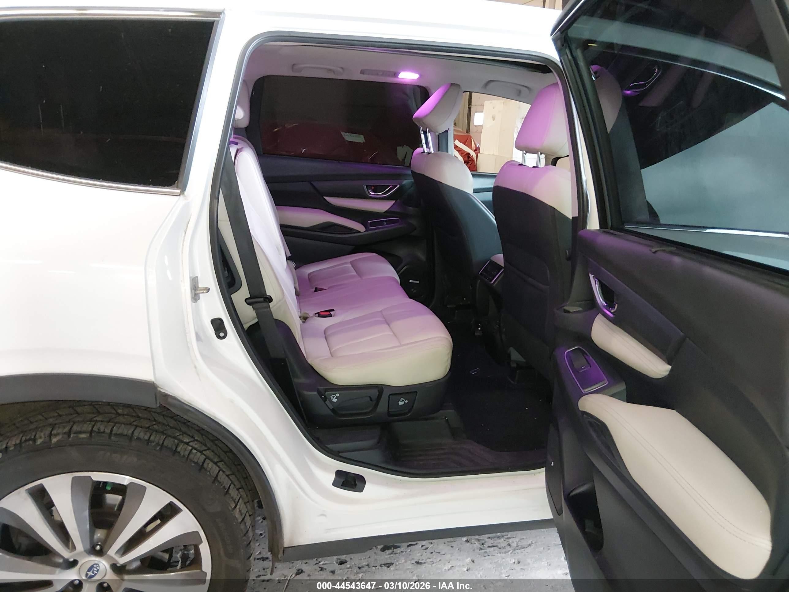 2019 Subaru Ascent Limited White vin: 4S4WMALD9K3405547