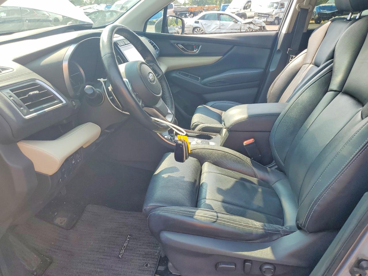 2019 Subaru Ascent Limited Silver vin: 4S4WMAMD2K3414203