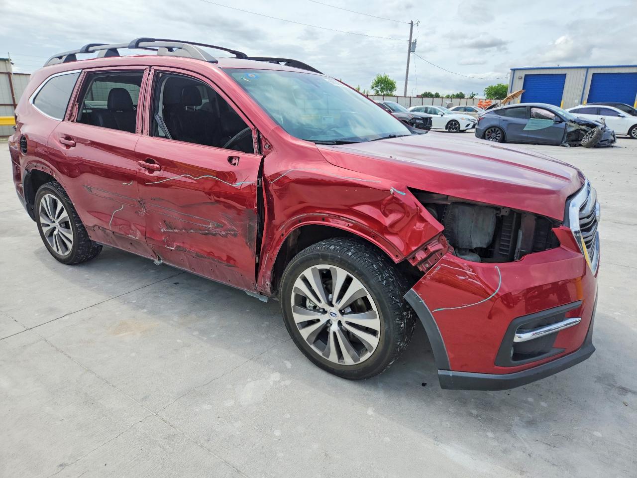2020 Subaru Ascent Limited Maroon vin: 4S4WMAMD2L3404451