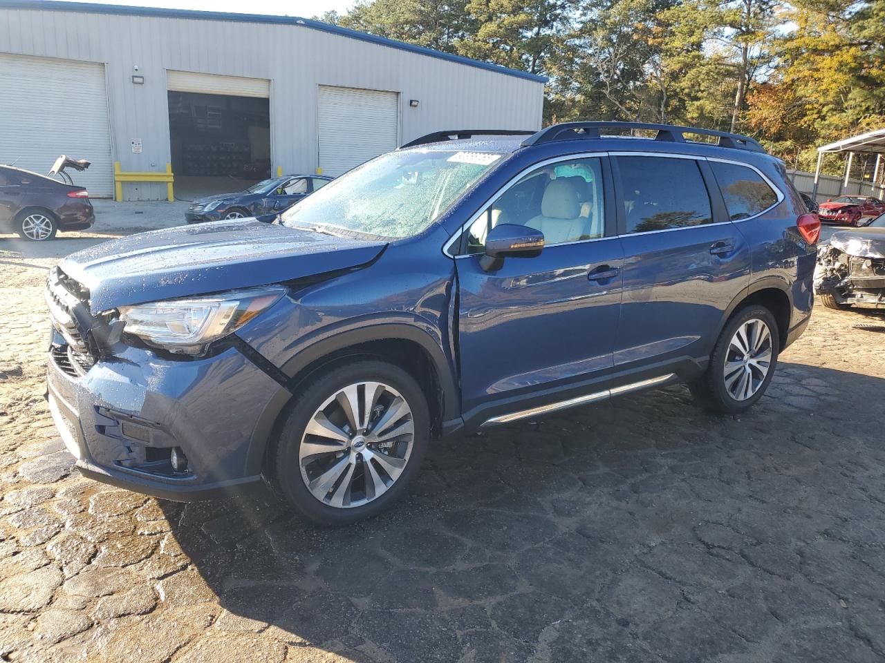 2021 Subaru Ascent Limited Синий vin: 4S4WMAMD6M3431170
