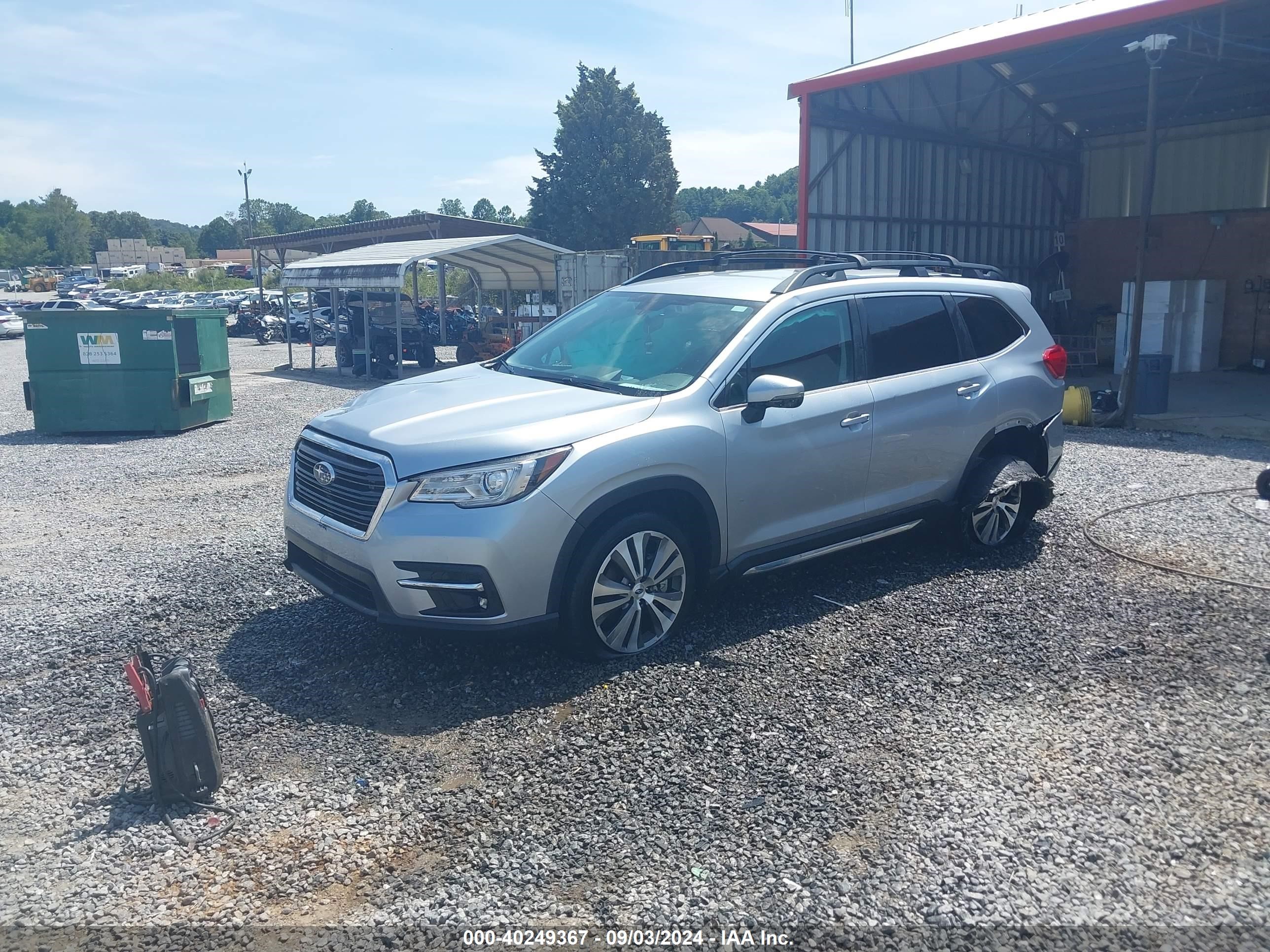 2021 Subaru Ascent Limited Silver vin: 4S4WMAMD8M3451467