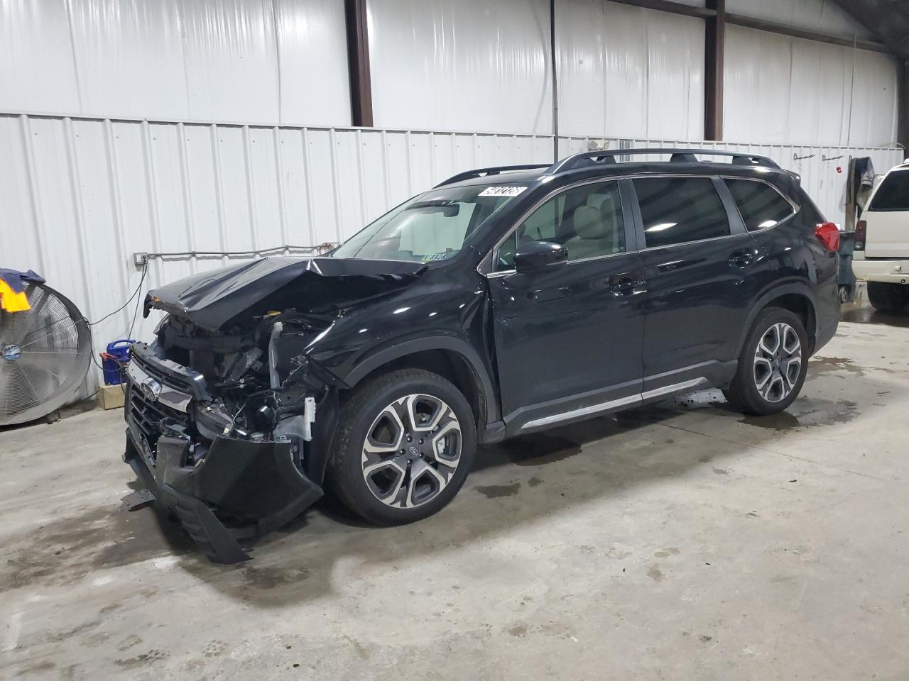 2025 Subaru Ascent Limited Black vin: 4S4WMAPD0S3429858 Damage: Left Head Lamp, Broken, Replacement Required